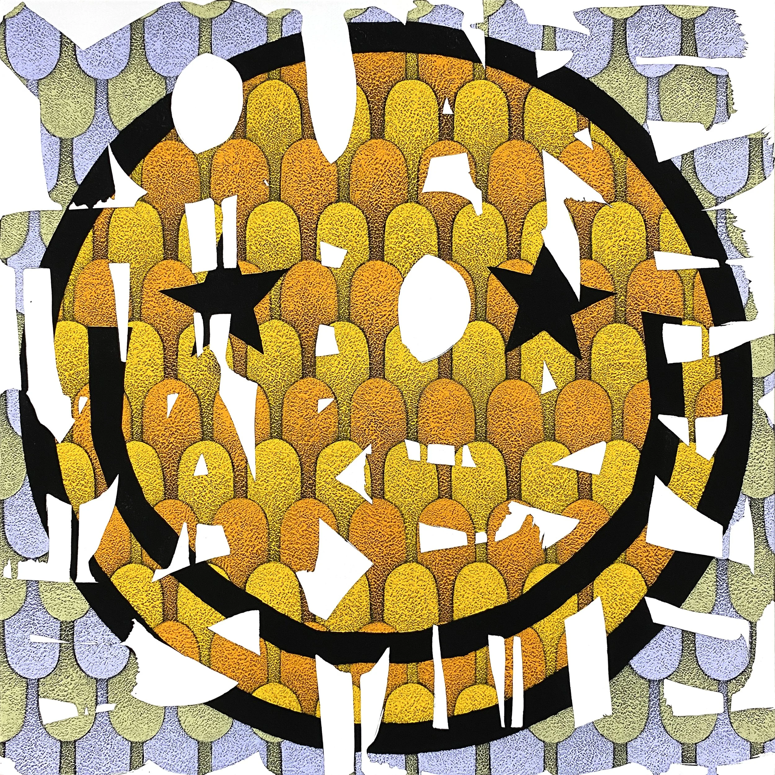 InnerSpace#2335-SMILE.006S10- Acrylic gouache on canvas 45.0x45.0(cm) 2024.jpg