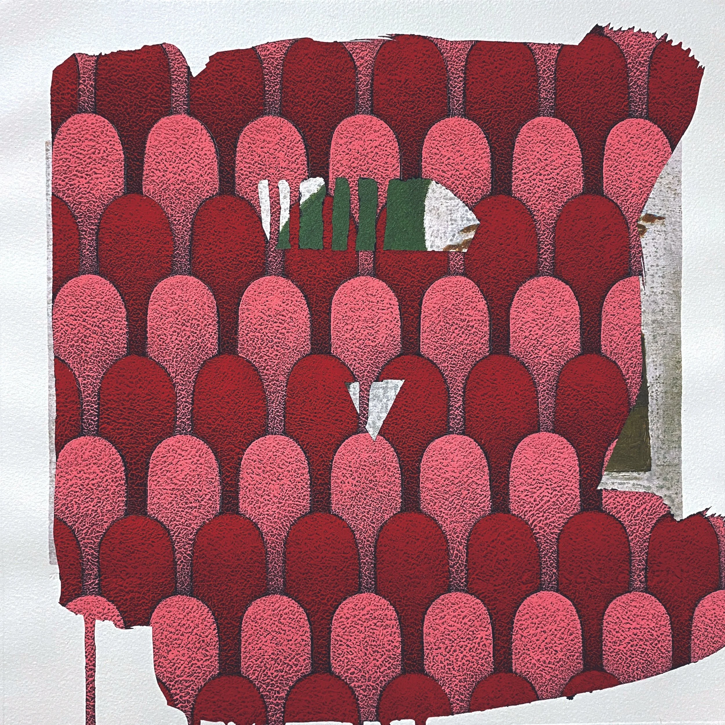 InnerSpace#2422-LOVE-CUC Acrylic gouache on printed paper 32.0x32.0(cm) 2024.jpg