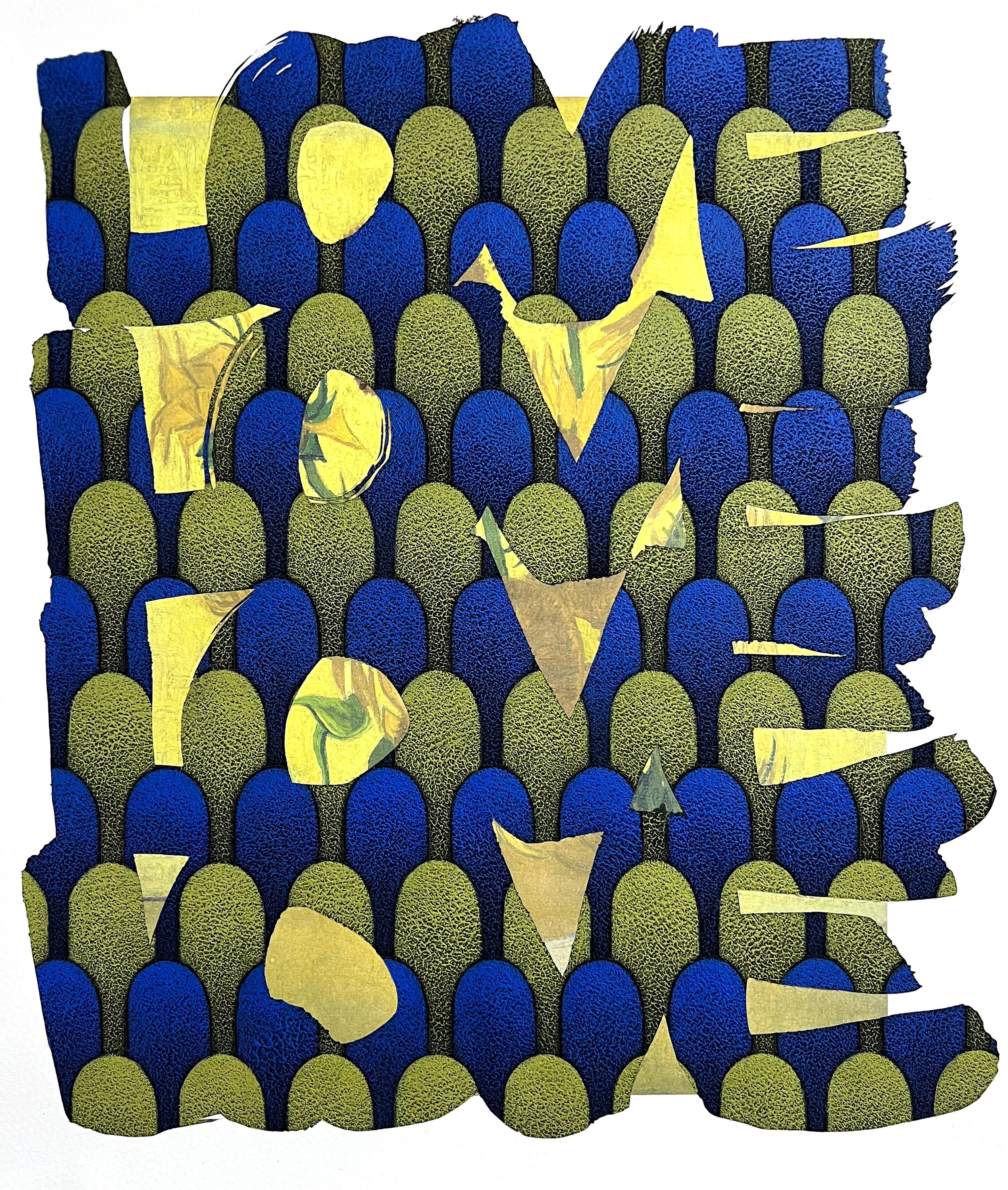 InnerSpace#2512-LOVE-V.G. Acrylic gouache on printed paper 45.0x45.0(cm) 2025.jpg