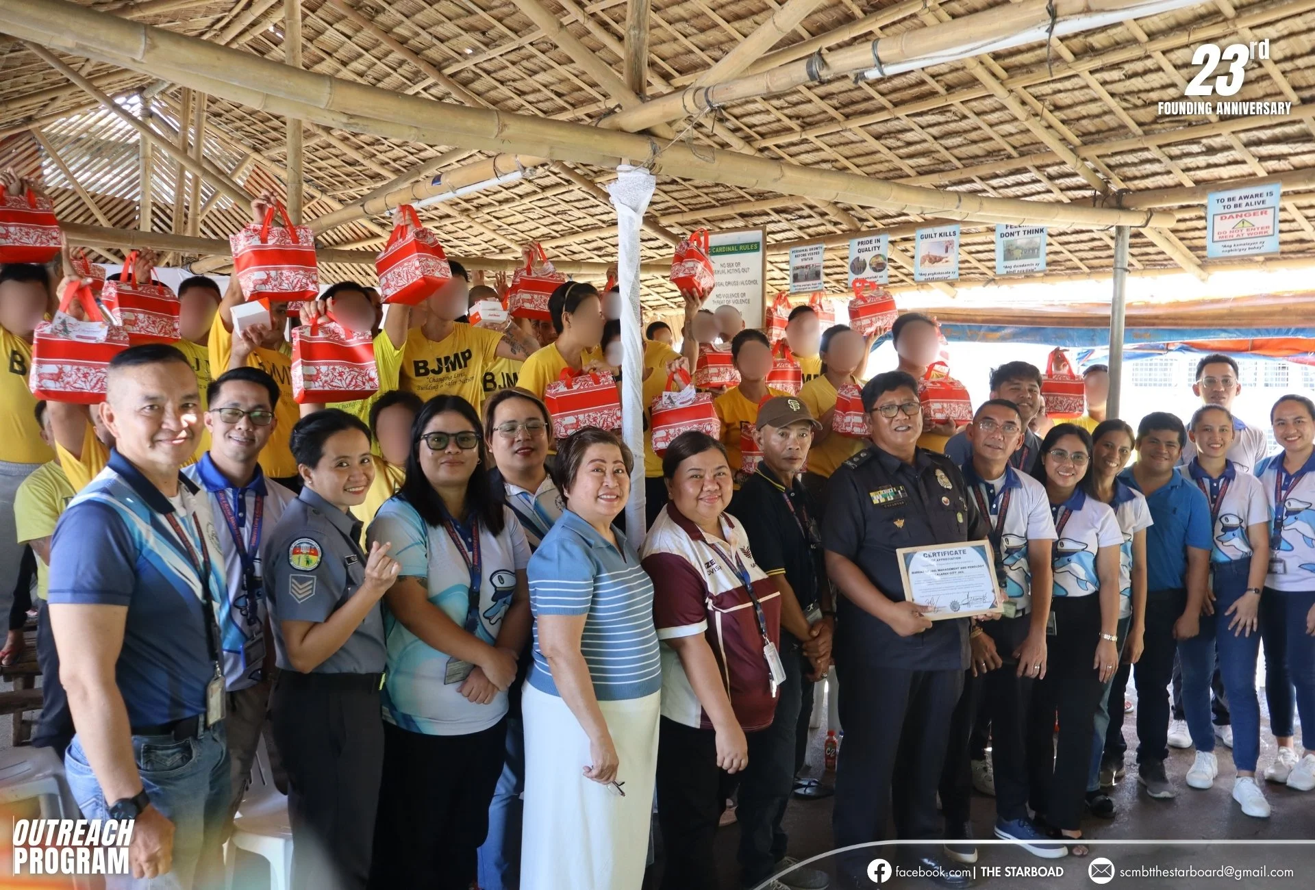 23rd FOUNDING ANNIVERSARY I SCMBT Marks 23rd Founding Anniversary with Outreach Program at BJMP District Jail
