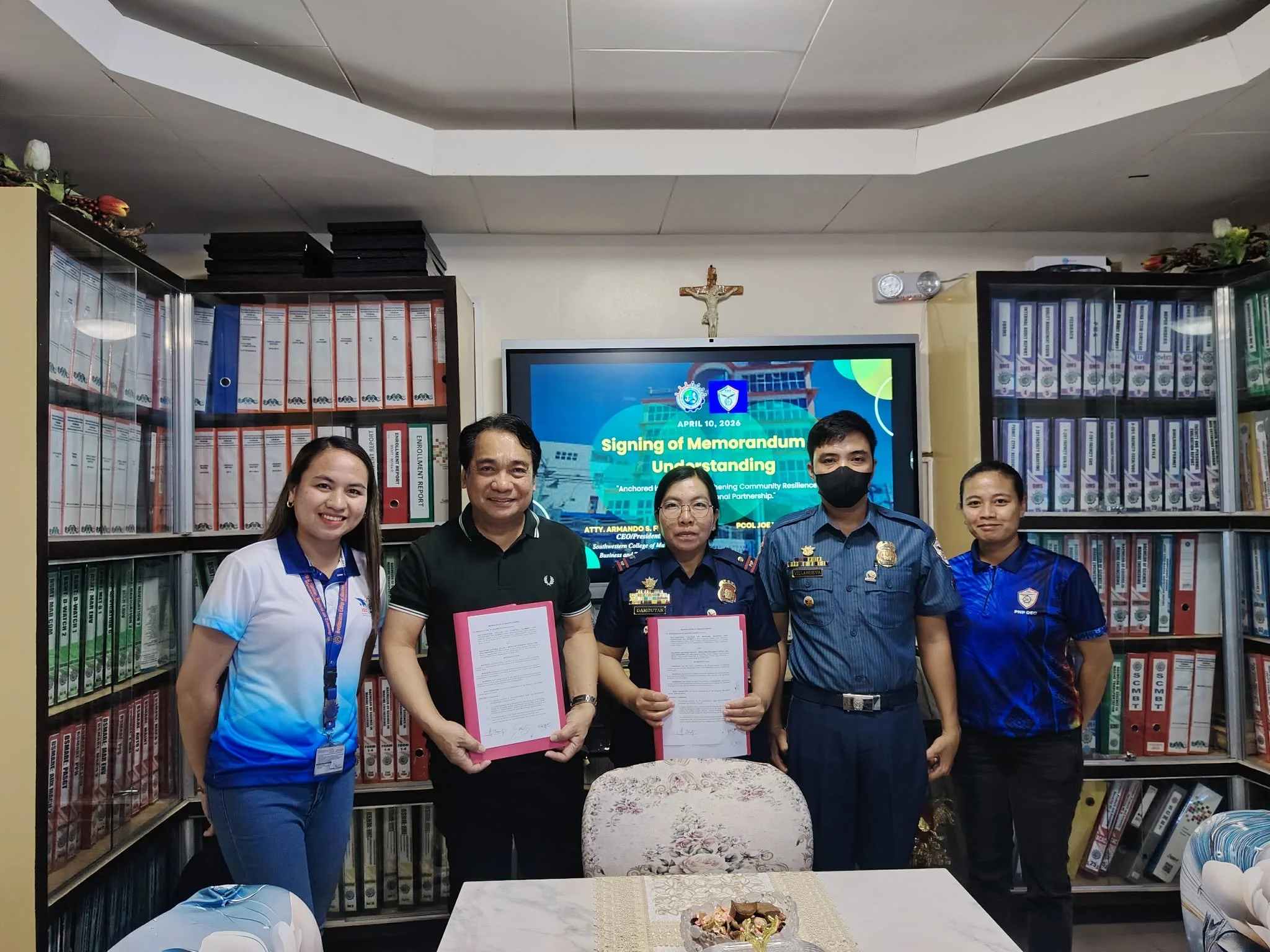 Sailing Toward a Safer Future: SCMBT and PNP DEG Mou Signing