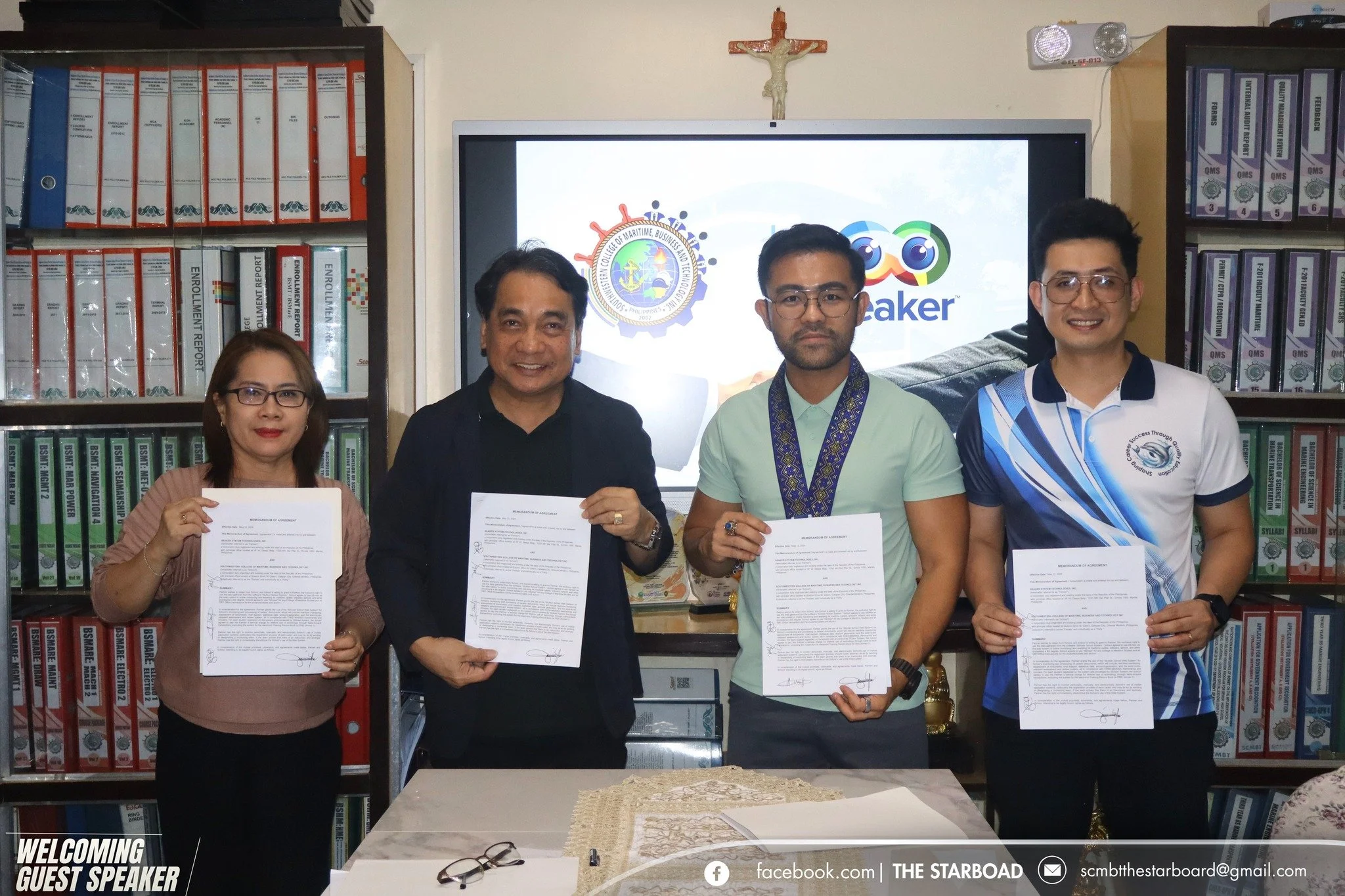 𝗡𝗘𝗪𝗦 I SCMBT Welcomes Capt. Hosana, Seals Partnership with SEAker and ISC