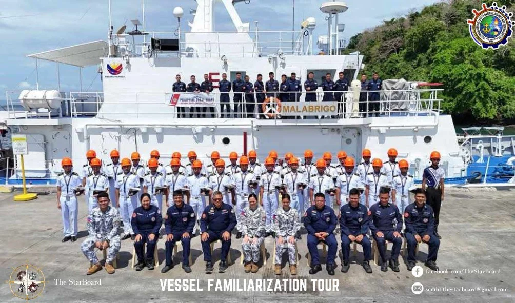 SCMBT College Students Explore BRP Malabrigo in Vessel Familiarization Tour