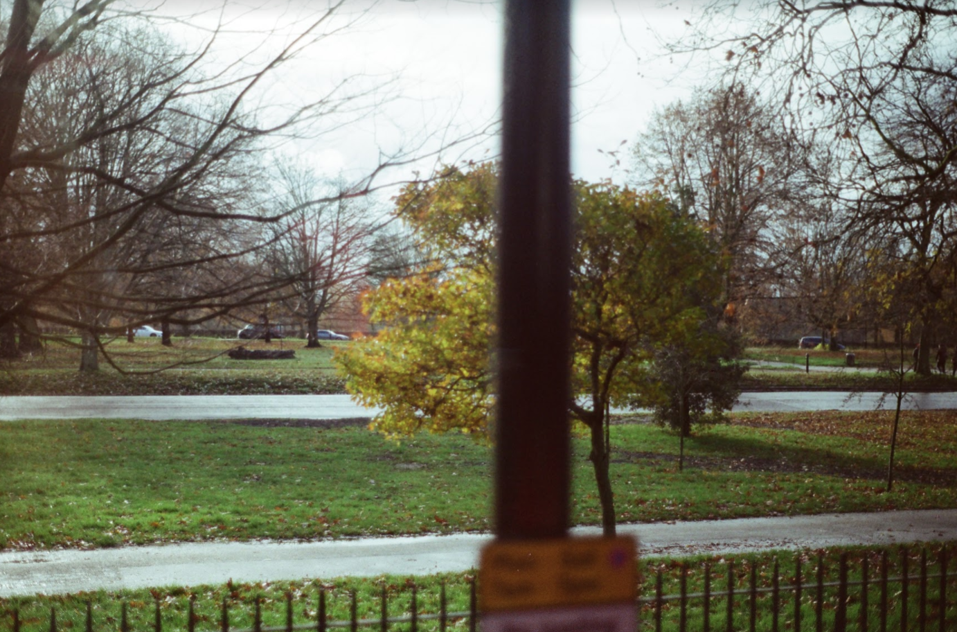 For M, who looks out the bus window