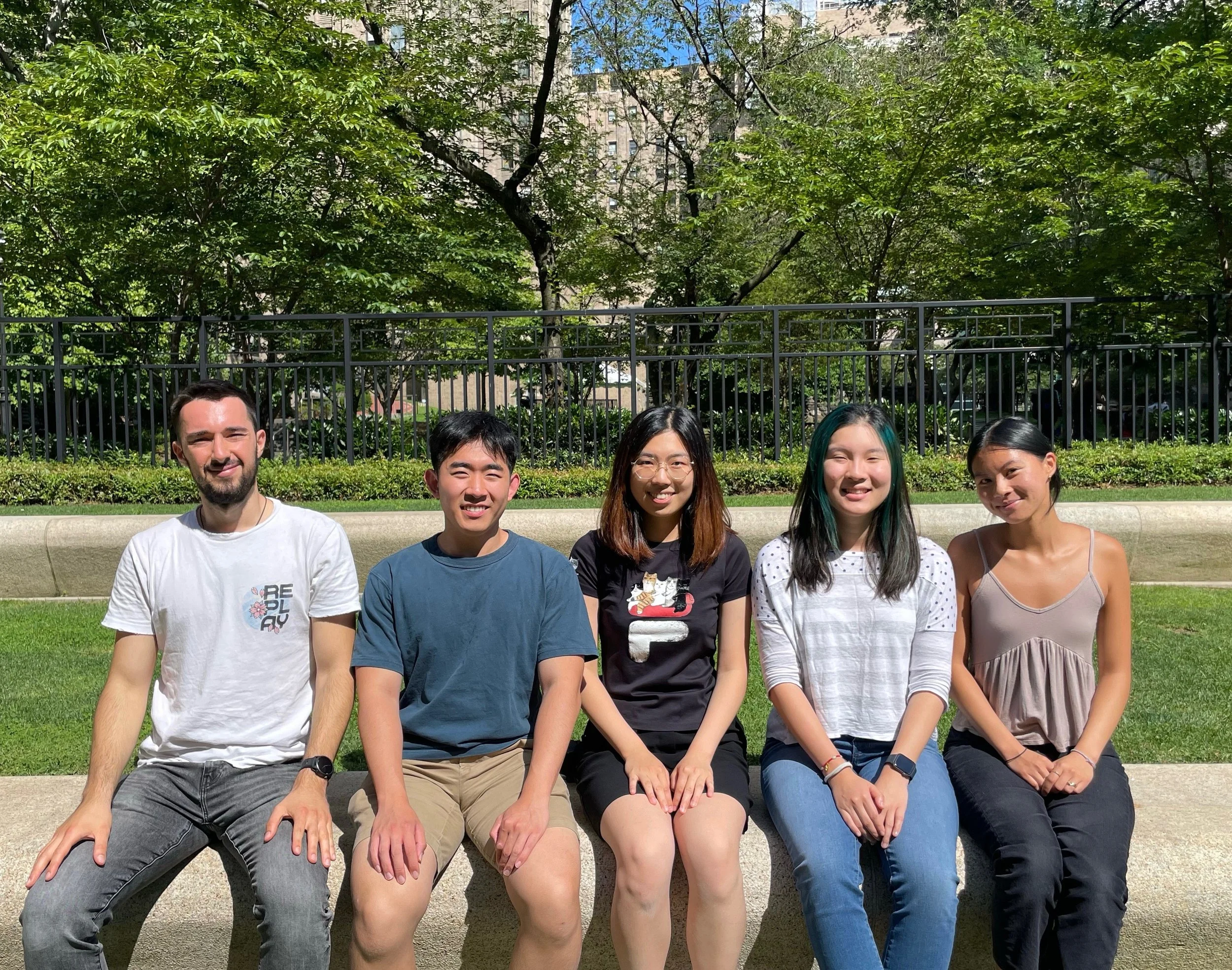 Welcome to the Ho Lab, Panos, Emerson, Elise, Xiyan, and Elynn!