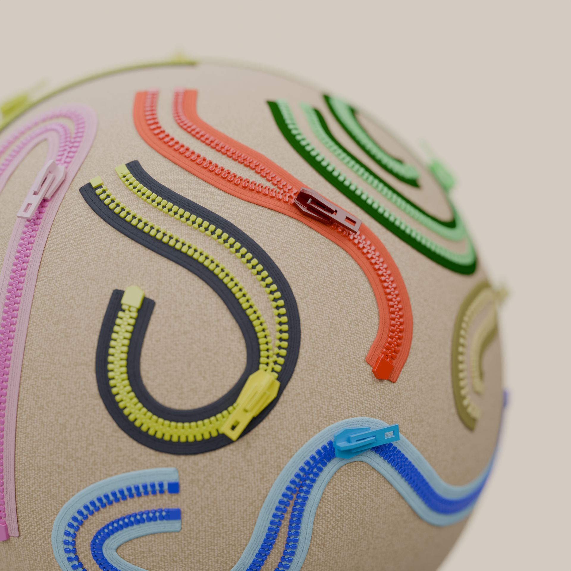 Geometry nodes procedural zippers