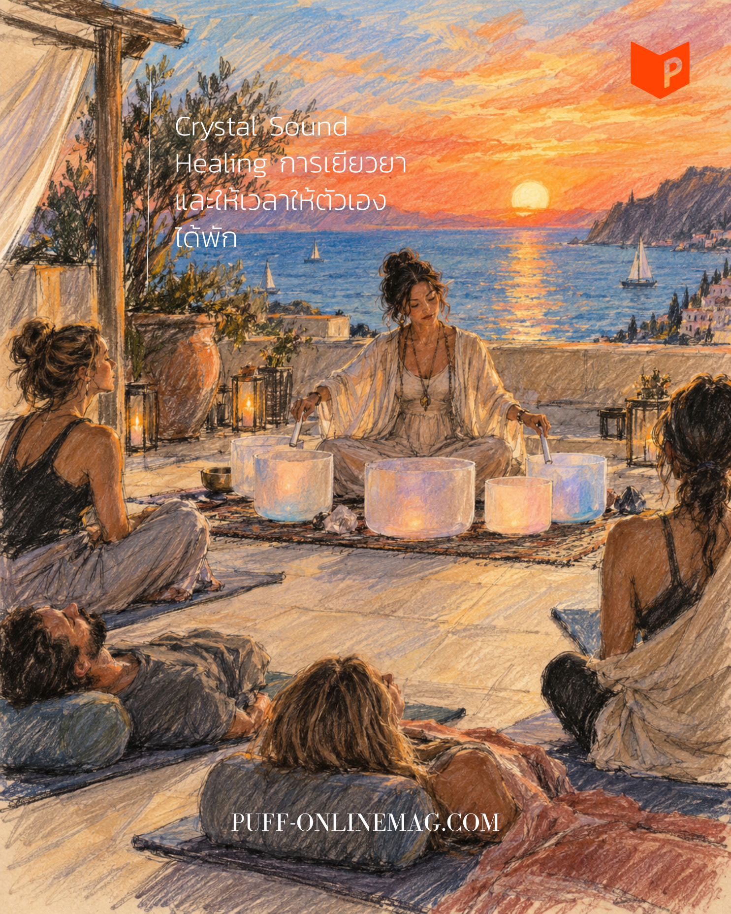 Crystal Sound Healing เมื่อการได้อยู่นิ่ง ๆ กลายเป็นสิ่งที่เรายอมจ่ายเงินซื้อ