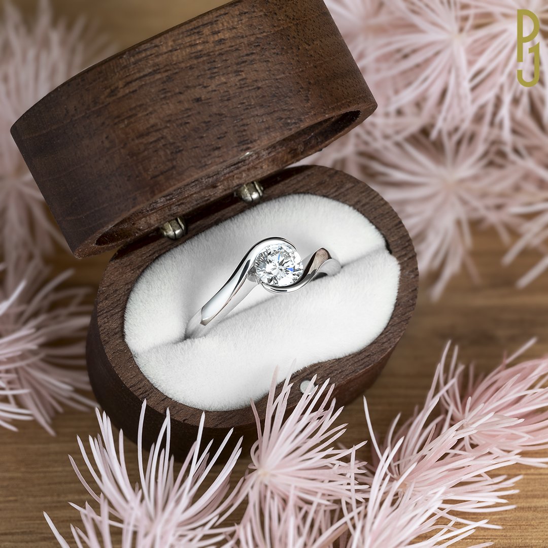 Custom Desingned Engagement Ring Cup Style Platinum Philip's Jewellery Mackay .jpg