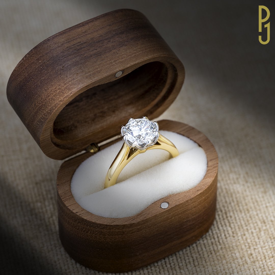 Custom Designed Engagement Ring Two Carat Round Brilliant Cut Diamond Philip's Jewellery Mackay.jpg