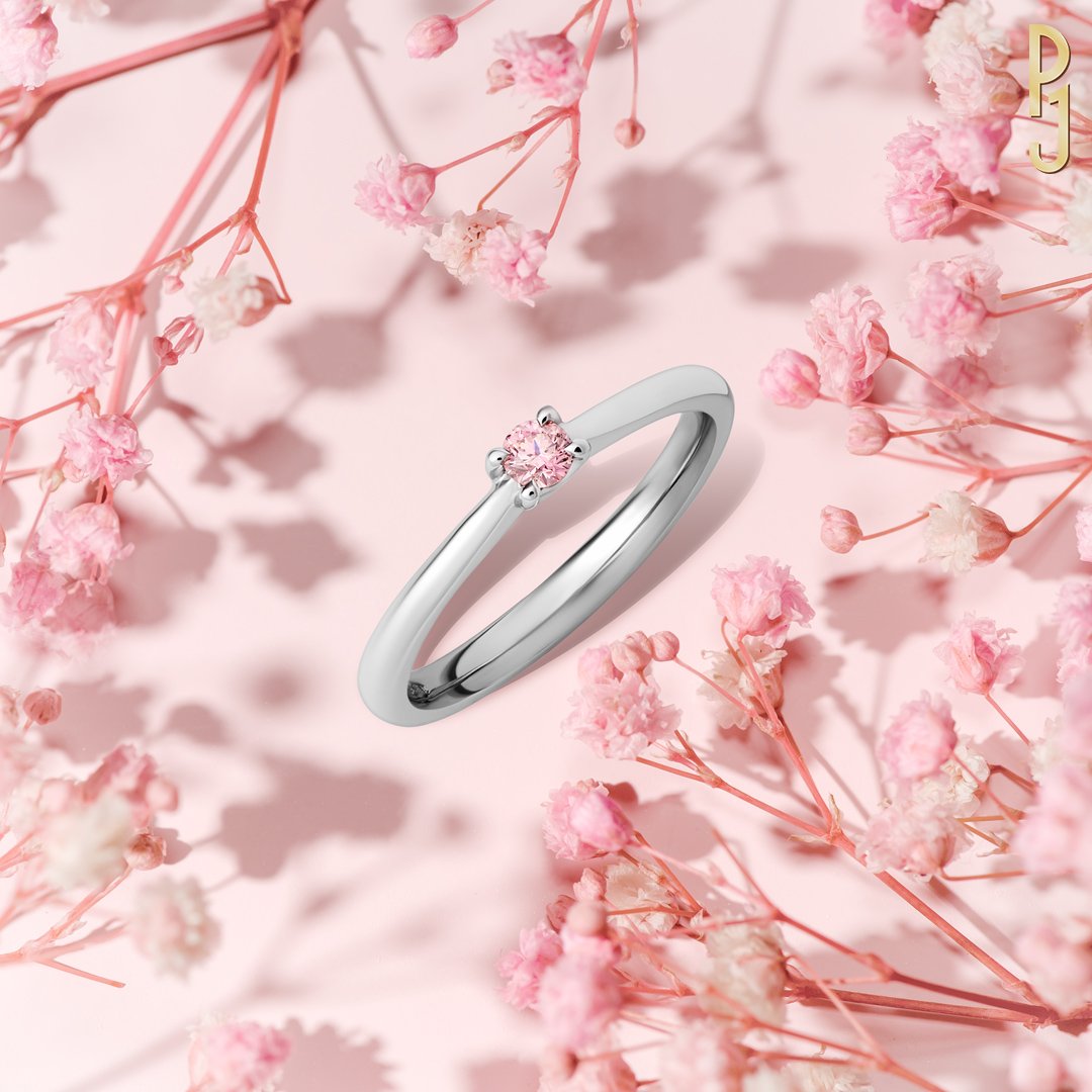 Custom Designed Dress Ring Certified Argly Pink Diamond Solitaire Platinum Philip's Jewellery Mackay.jpg
