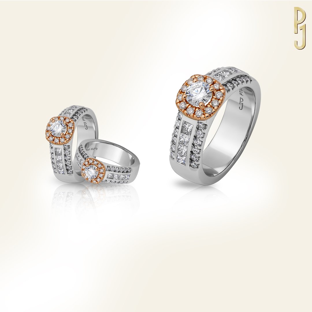Custom-Designed Dress Ring Two Tone Diamond Philip's Jewellery Mackay.jpg