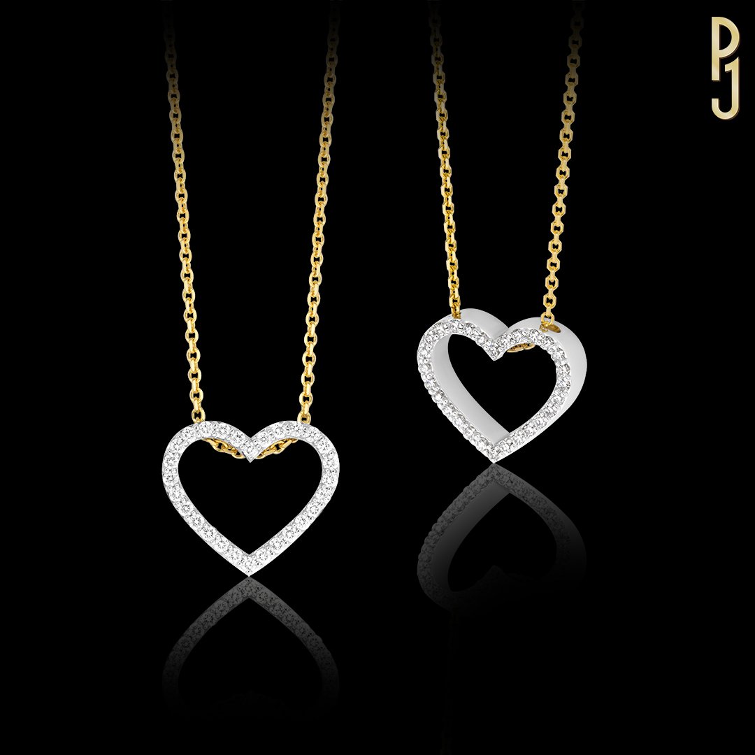 Custom Design Pendant Diamond Heart Platinum Philip's Jewellery Mackay.jpg