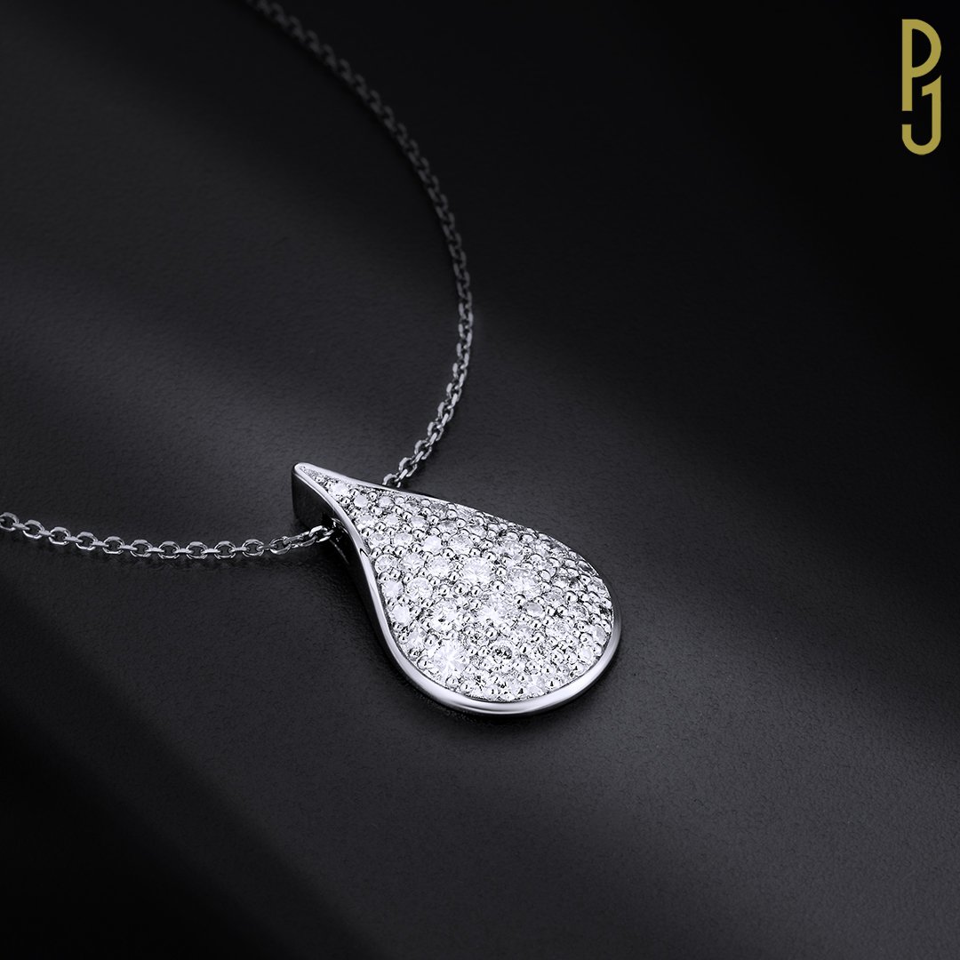 Custom Design Pendant Diamond Tear Drop Philip's Jewellery Mackay.jpg