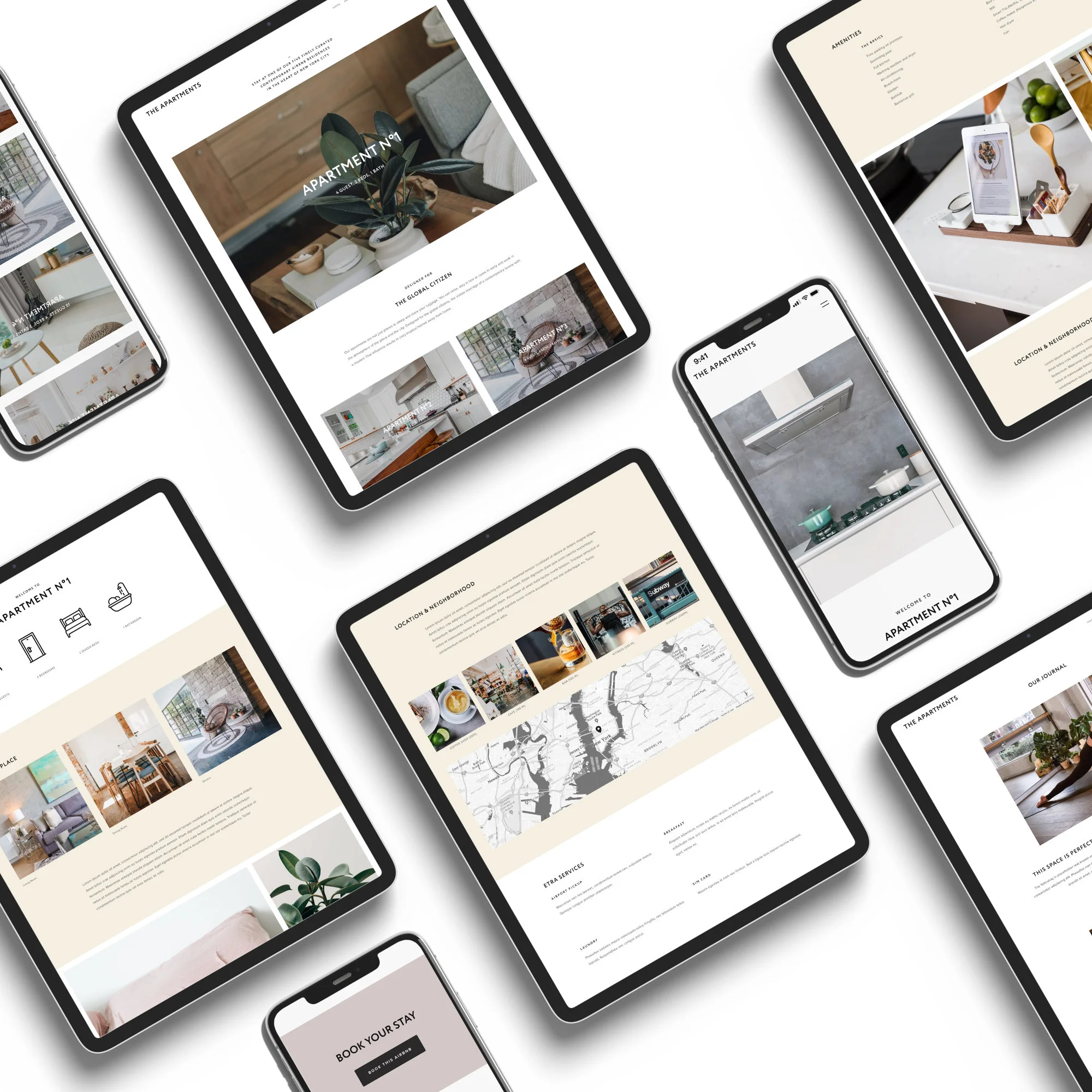 Squarespace Templates For Airbnb And Vacation Rental Owners Mr Lustin