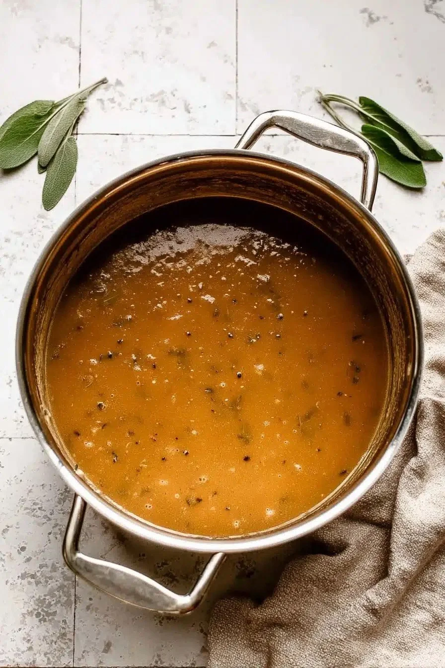 TURKEY BONE BROTH GRAVY