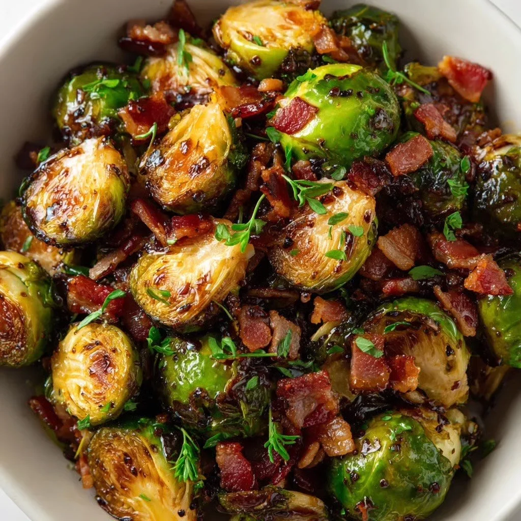 BRUSSELS SPROUTS WITH PANCETTA