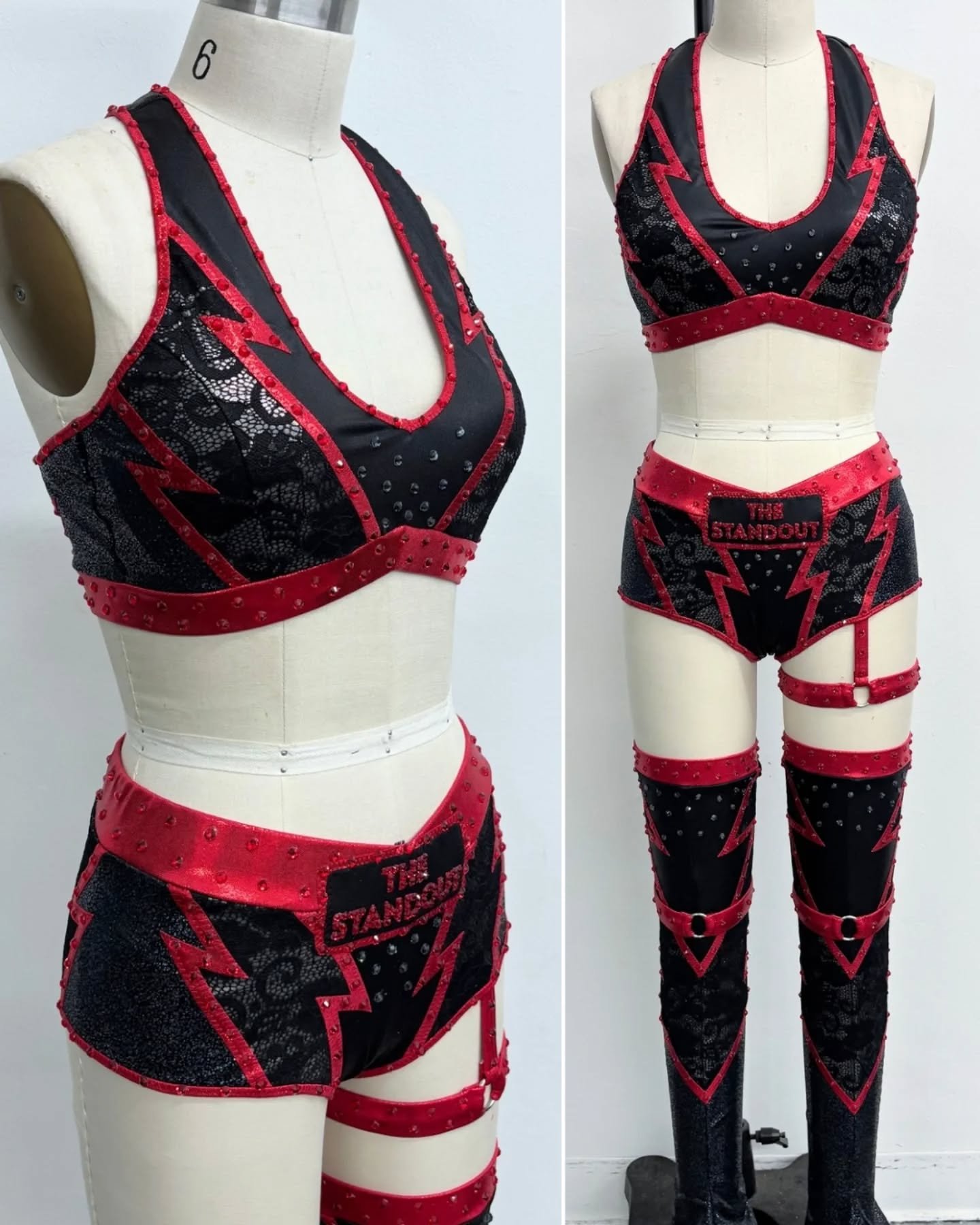 Newest gear for The Standout @kelani_wwe !
❤️🖤❤️
#wwe @wwe #nxt @wwenxt #kelanijordan #customwrestlinggear #prowrestlinggear
