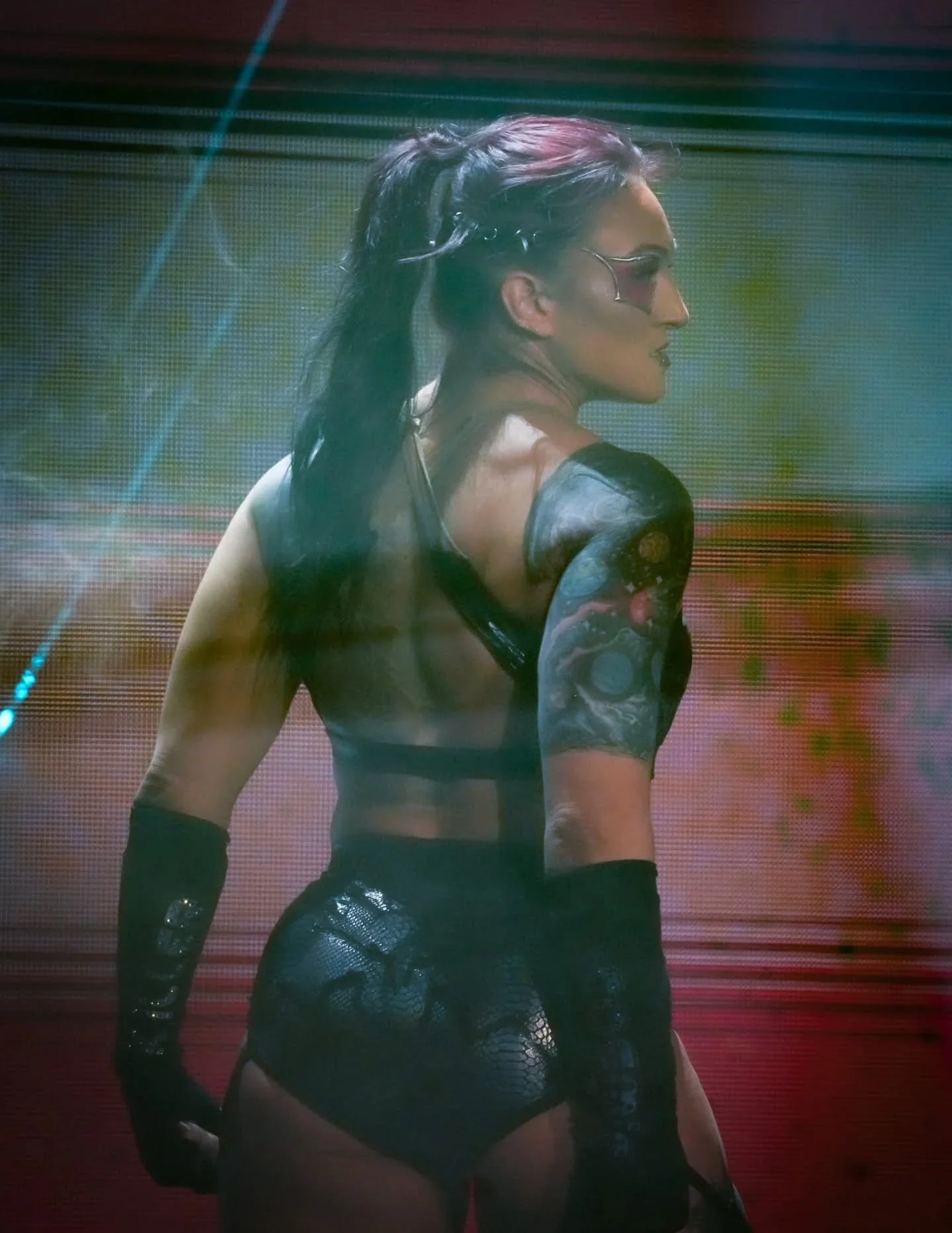 A little Venom inspired gear for @callmekrisstat ! 🕷️
🖤🩶🖤
#aew @aew #krisstatlander #womenswrestling #prowrestlinggear #customwrestlinggear