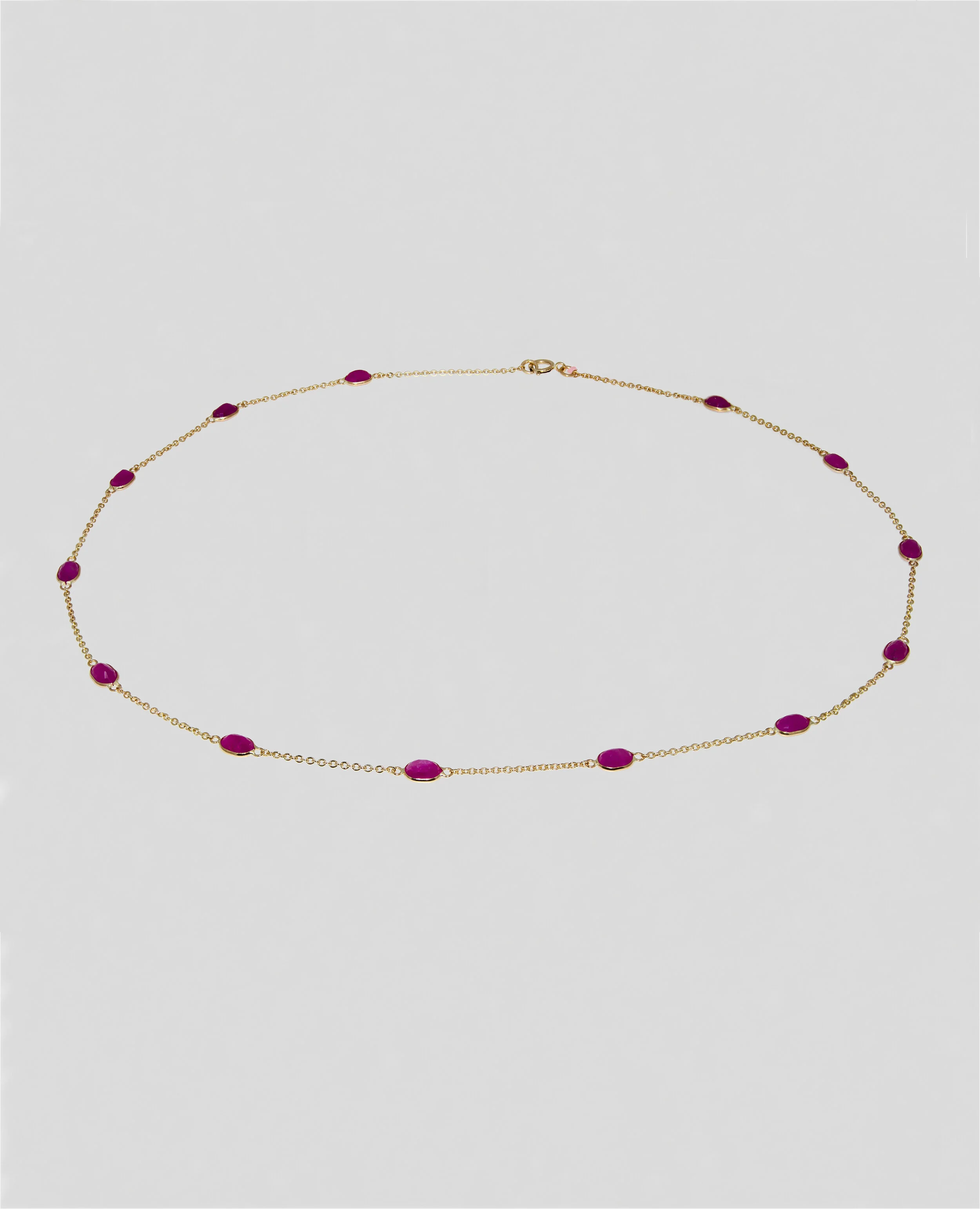 14K Yellow Gold Ruby Necklace £999