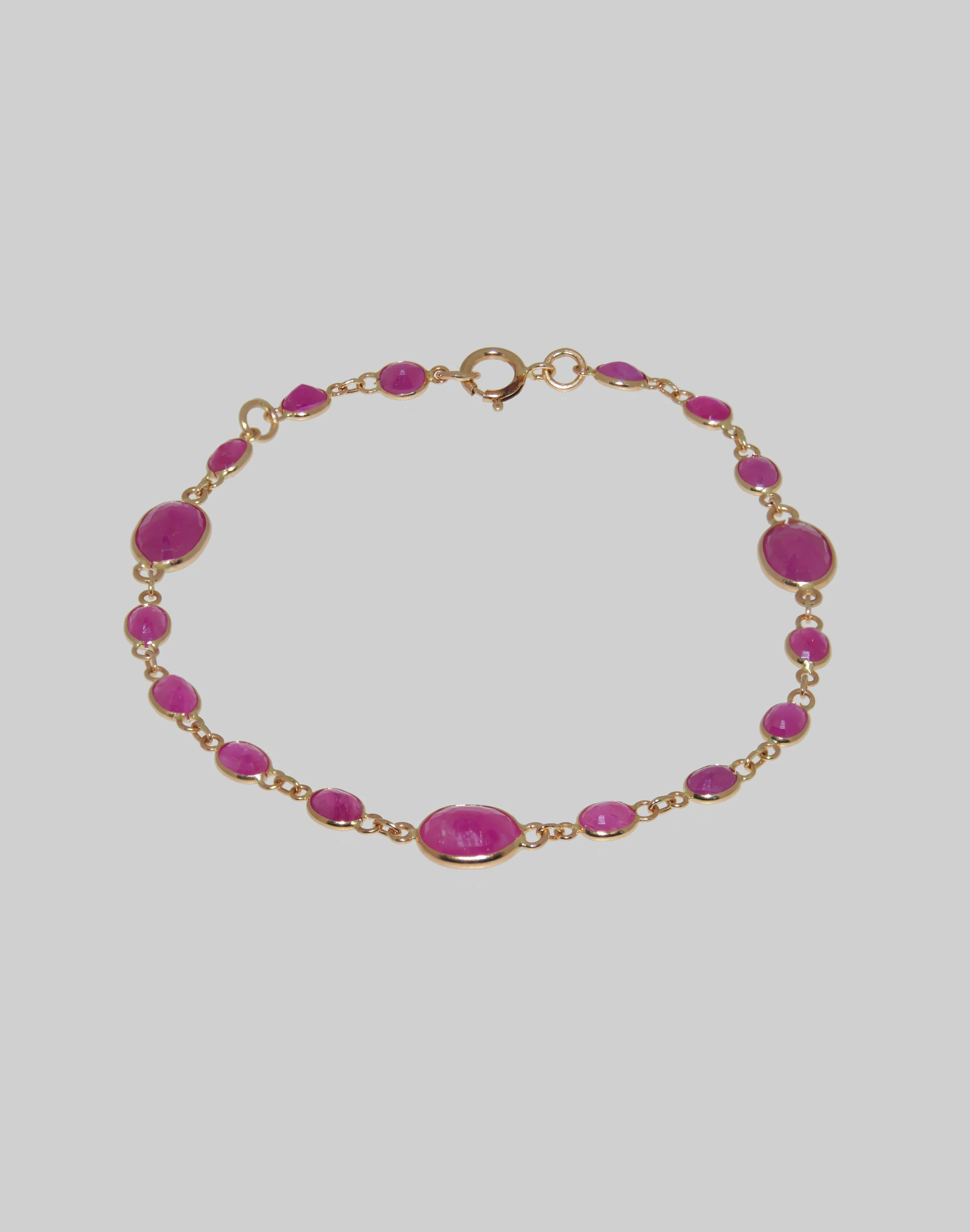 14K Yellow Gold and Ruby Bracelet £650