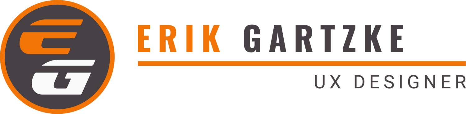 ERIK GARTZKE - UX DESIGN
