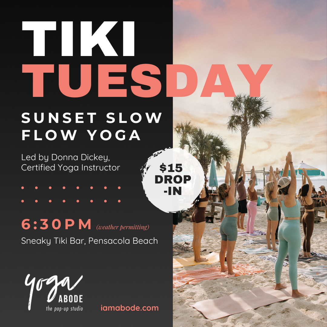 Tiki Tuesday Sunset Slow Flow Yoga