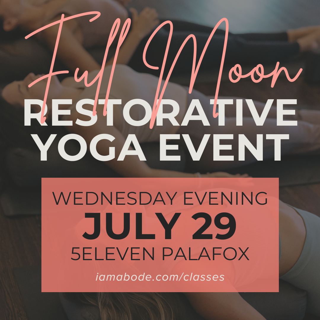 July Restorative Yoga Event