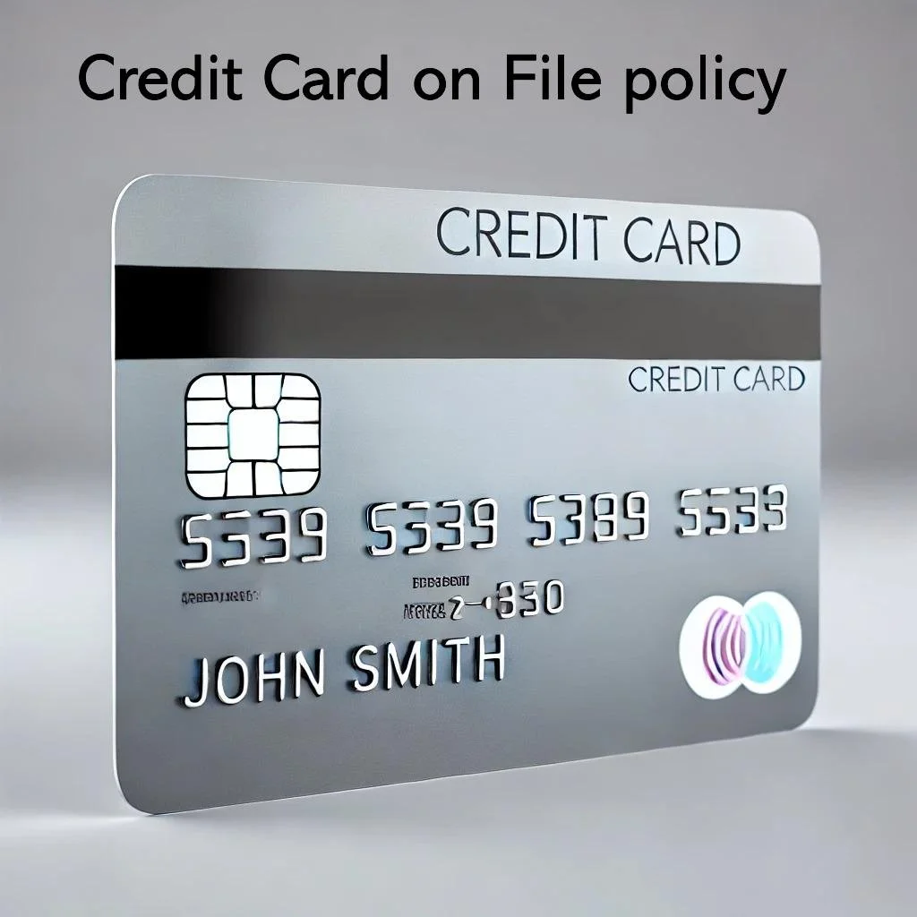Credit Card on File Policy