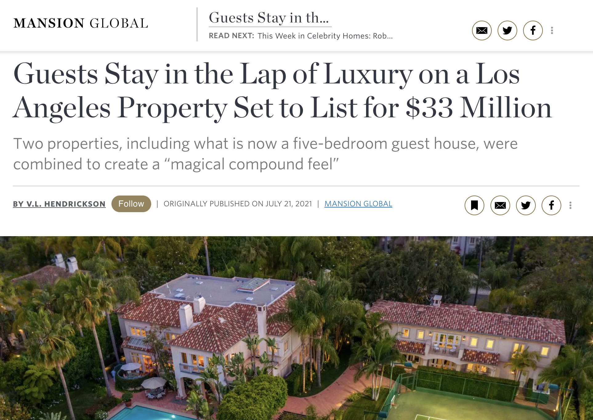  Mansion Global Press Release  
