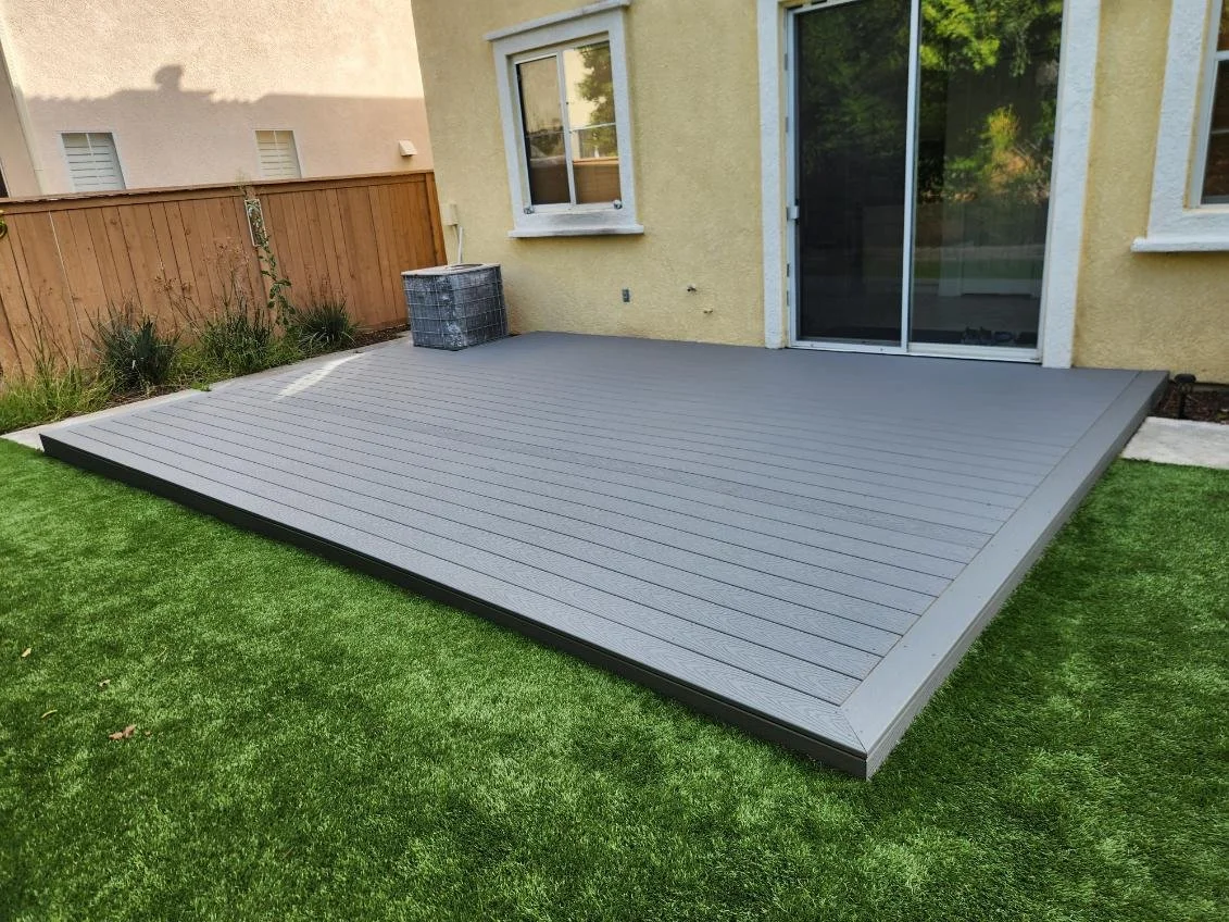 Ground Level Trex Select Deck in Oceanside September 2023 — NCDP