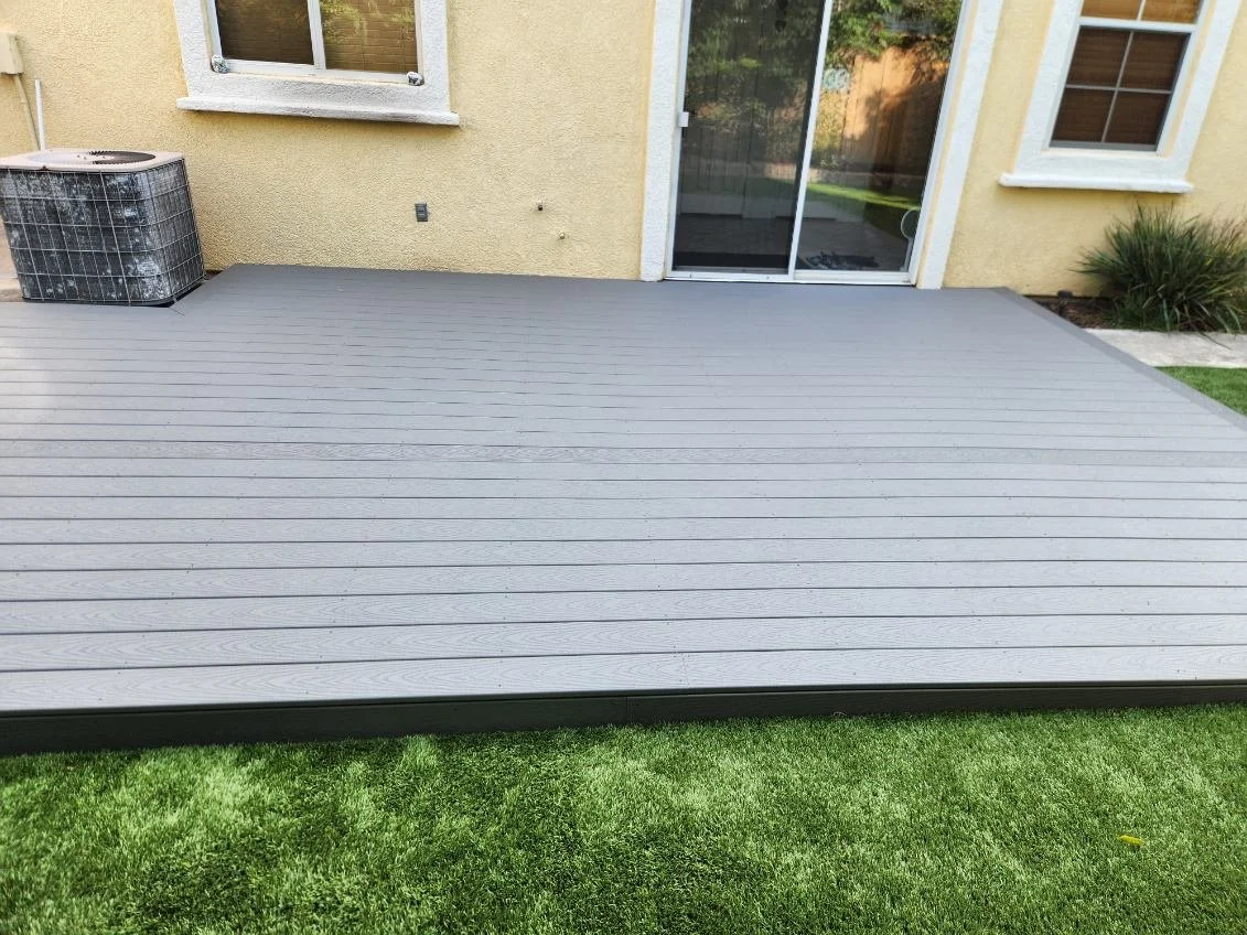 Ground Level Trex Select Deck in Oceanside September 2023 — NCDP