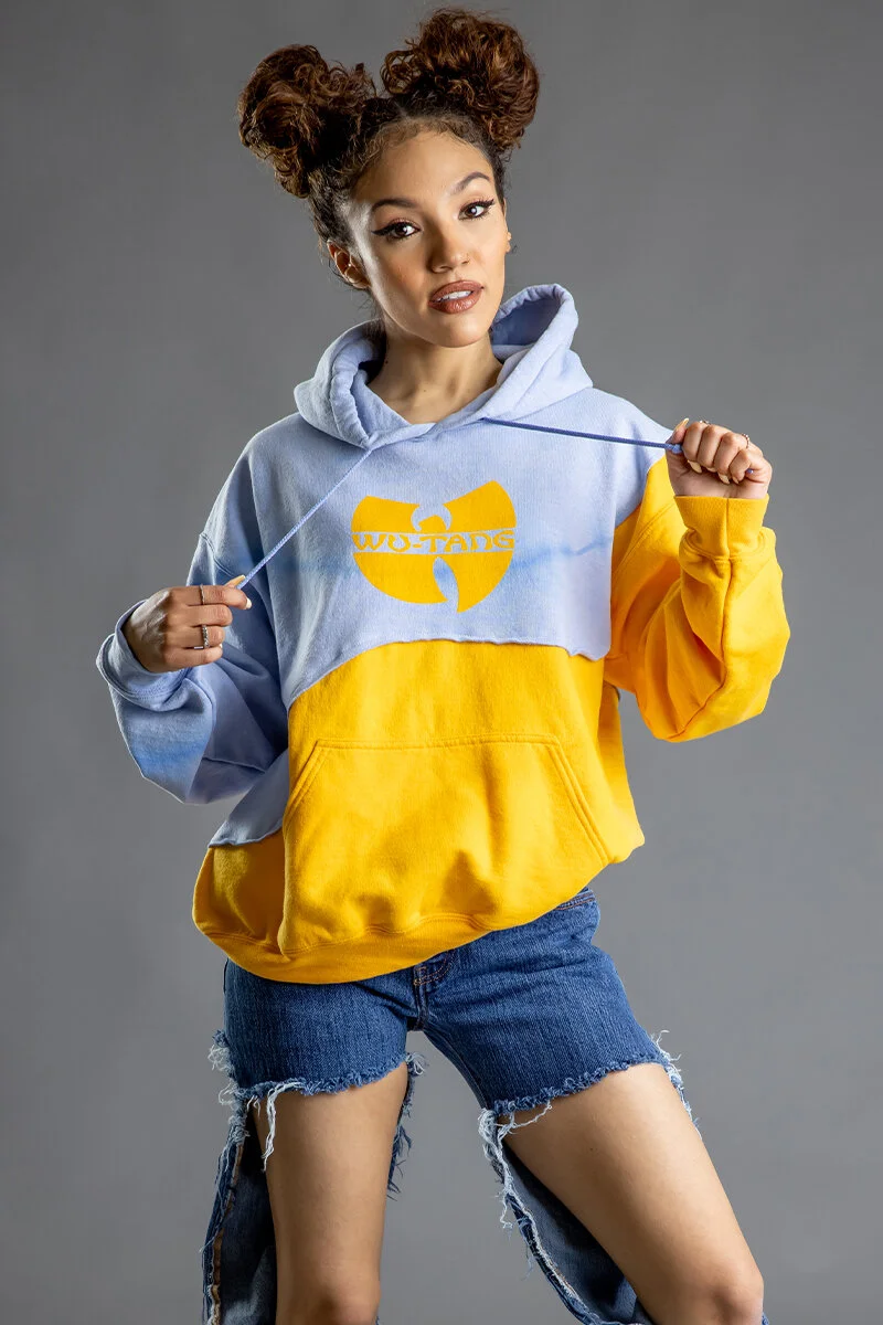 SKY BLUE N YELLOW WU-TANG PATCHWORK 