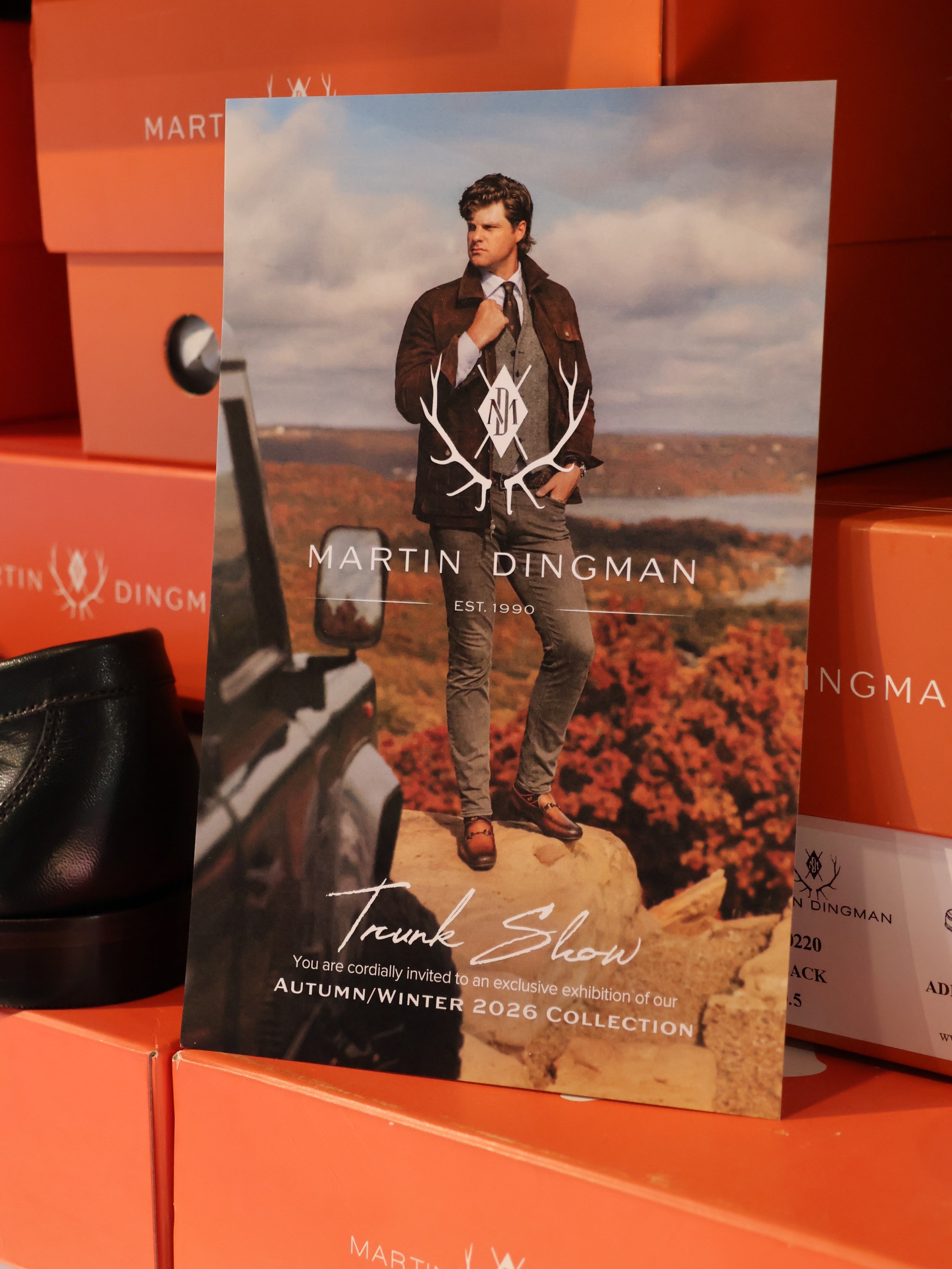 STD 🗓&mdash; @martindingman is en route! Shop the trunk with us on 10/7!