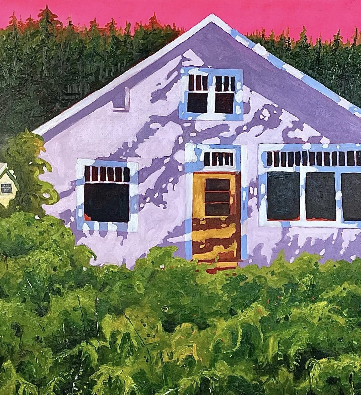 Duck and Cover 48%22 x 48%22 Oil on Canvas 2024 $5760.jpg