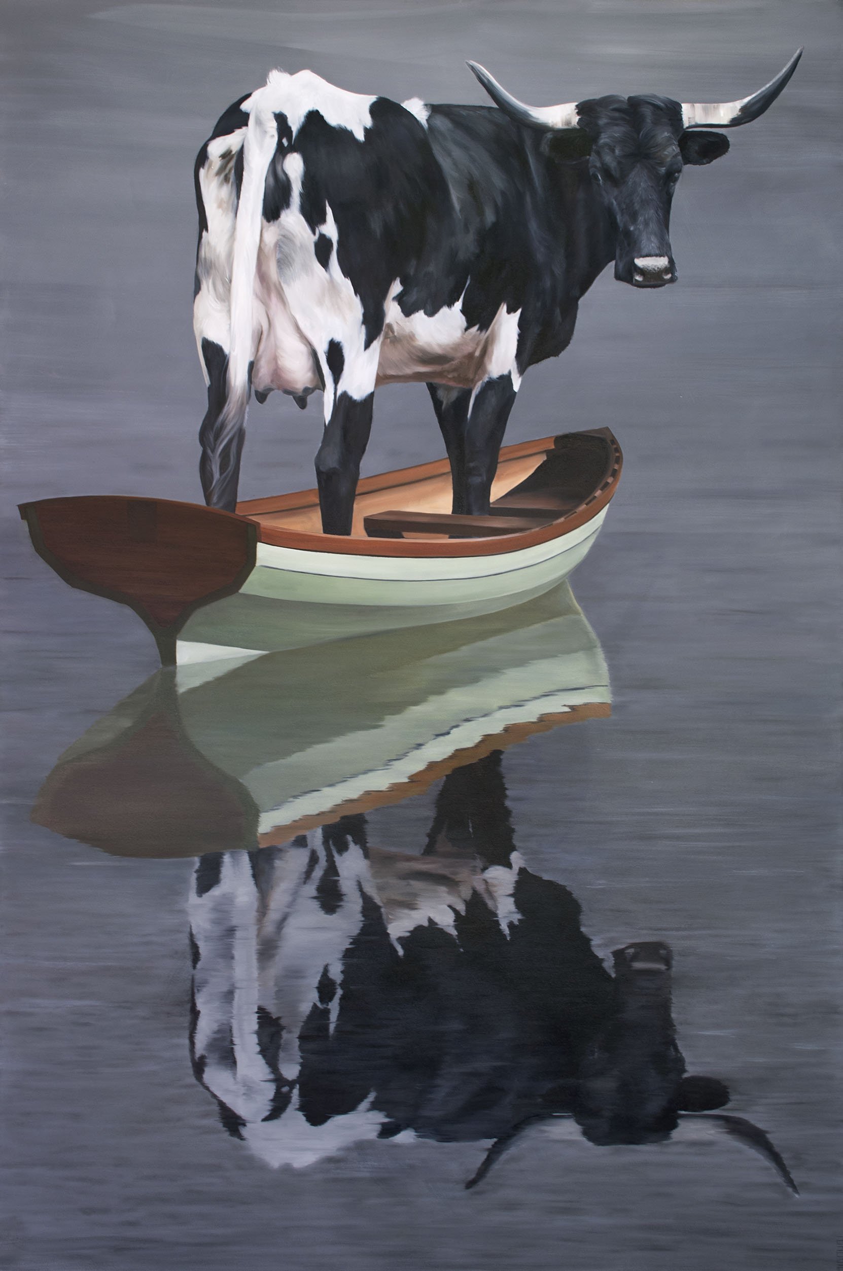 Pascale Ouellet "Missing Noah 11 "  48 x 72"  Oil on Canvas 2022  $6350