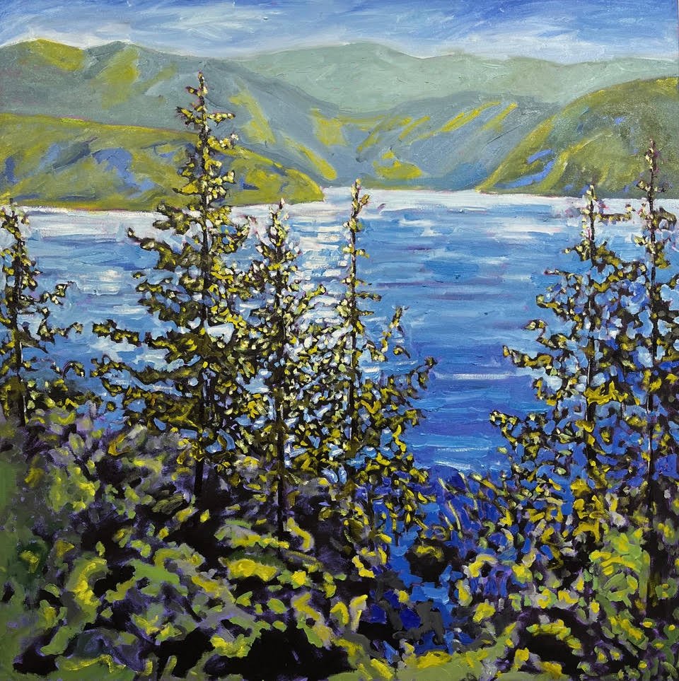 Hazy, Lazy, Crazy Daze of Summer 36%22 x 36%22 Oil on Canvas 2025 $3960.jpg
