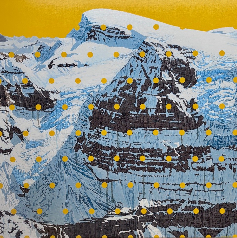 Mt Columbia, Canadian Rockies. 48%22 X 48%22 Oil 2025 $7000jpeg.jpeg