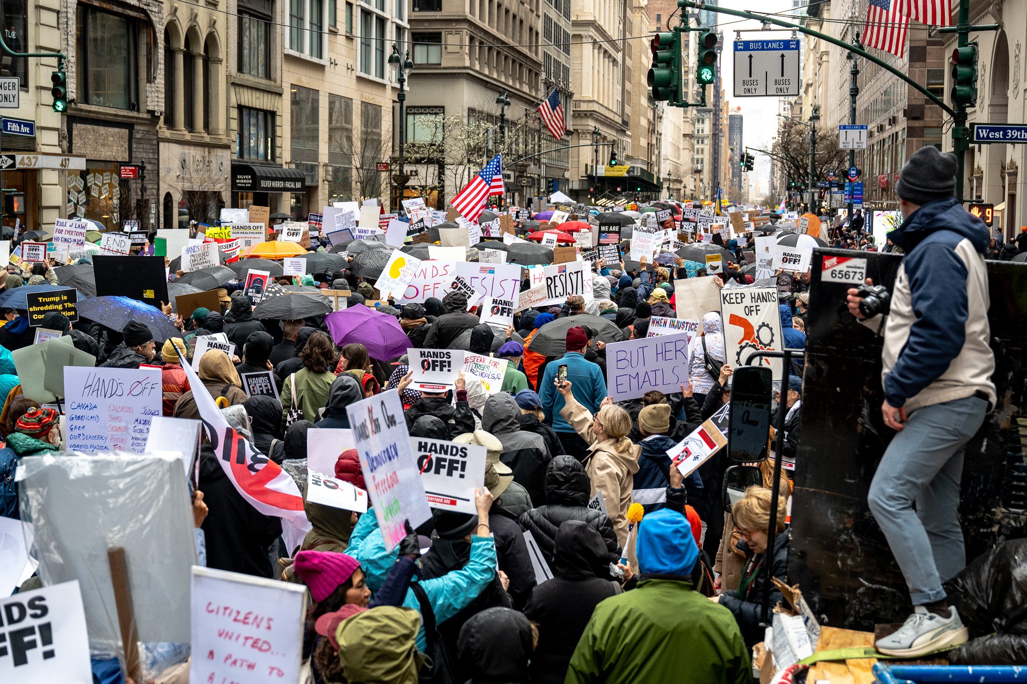 Hands Off March, NYC