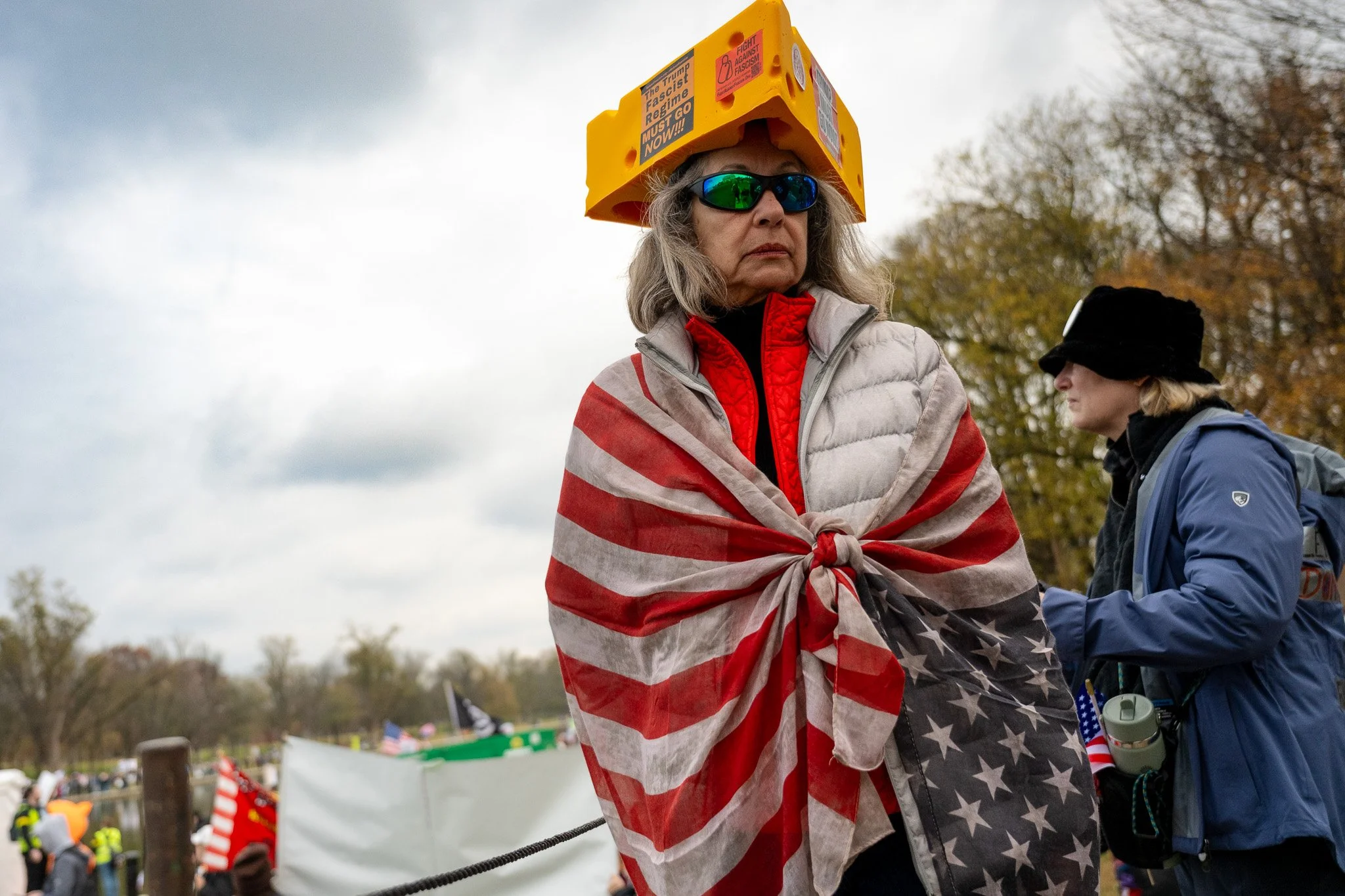 Protesters from all over America joined this really demanding the impeachment off Donald Trump in DC on Nov 22