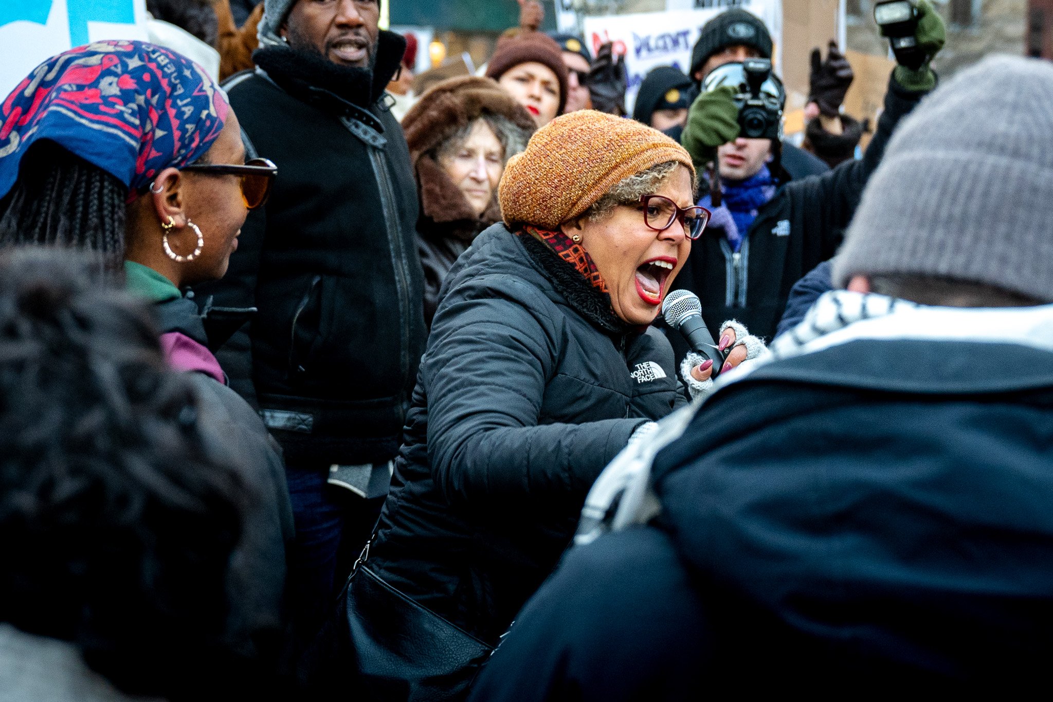 Anri-ICE Protest, Foley Square  NYC January 2025