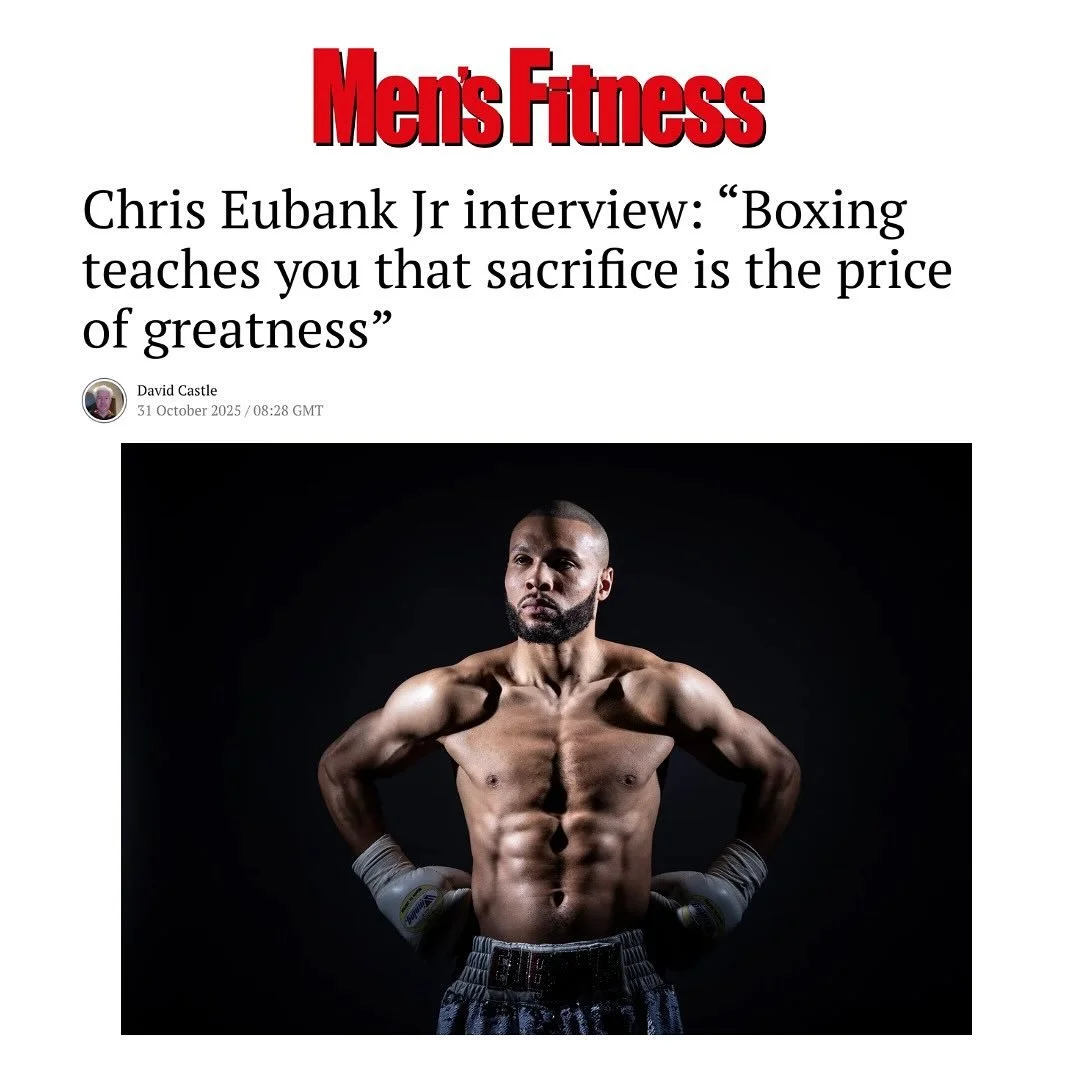 Chris Eubank Jr discusses fight camp secrets with Men&rsquo;s Fitness ahead of his rematch.  They talk discipline, determination, and legacy. 🥊. 
 #MensFitness #Boxing #MediaWin