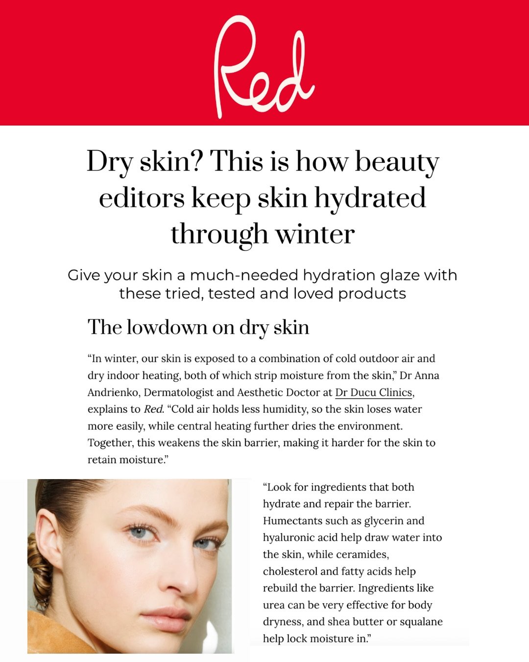 Recent press coverage 📰 Expert medical commentary from @drducu and Dr Anna featured in Red Magazine and the Daily Mail, positioning Dr Ducu Clinics as leaders in medical aesthetics.
#aesthetics #press #doctors #skinhealth #skincare