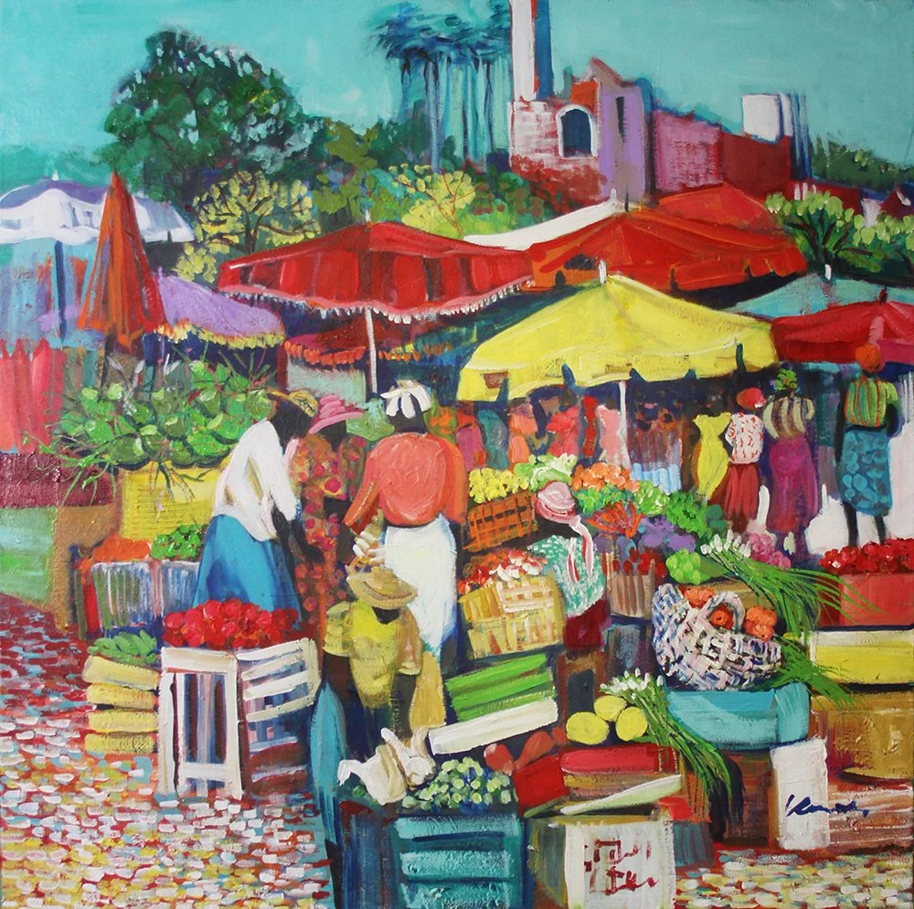 Busy market