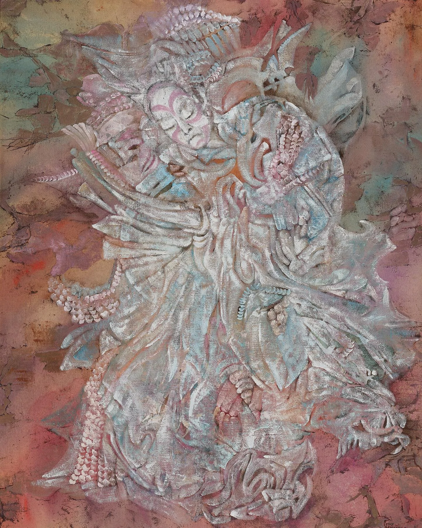 &ldquo;Sacred Dance&rdquo; by Emy Ledbetter #art #artistsoninstagram #artwork #artoftheday #artist #artofinstagram #artgallery #artofinstagram #artgallery #sacred #tradition #painter #carmel #carmelbythesea