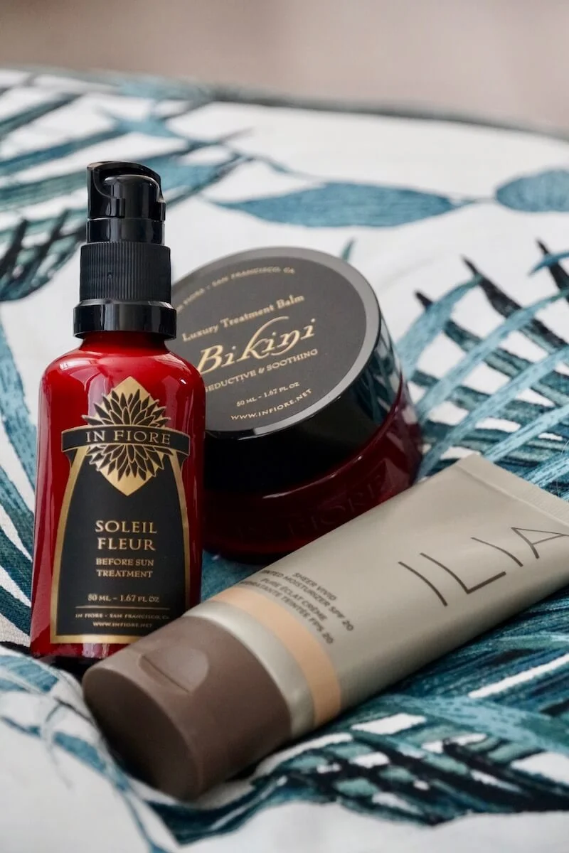 In Fiore Bikini, Fleur Soleil ja ILIA tinted SPF