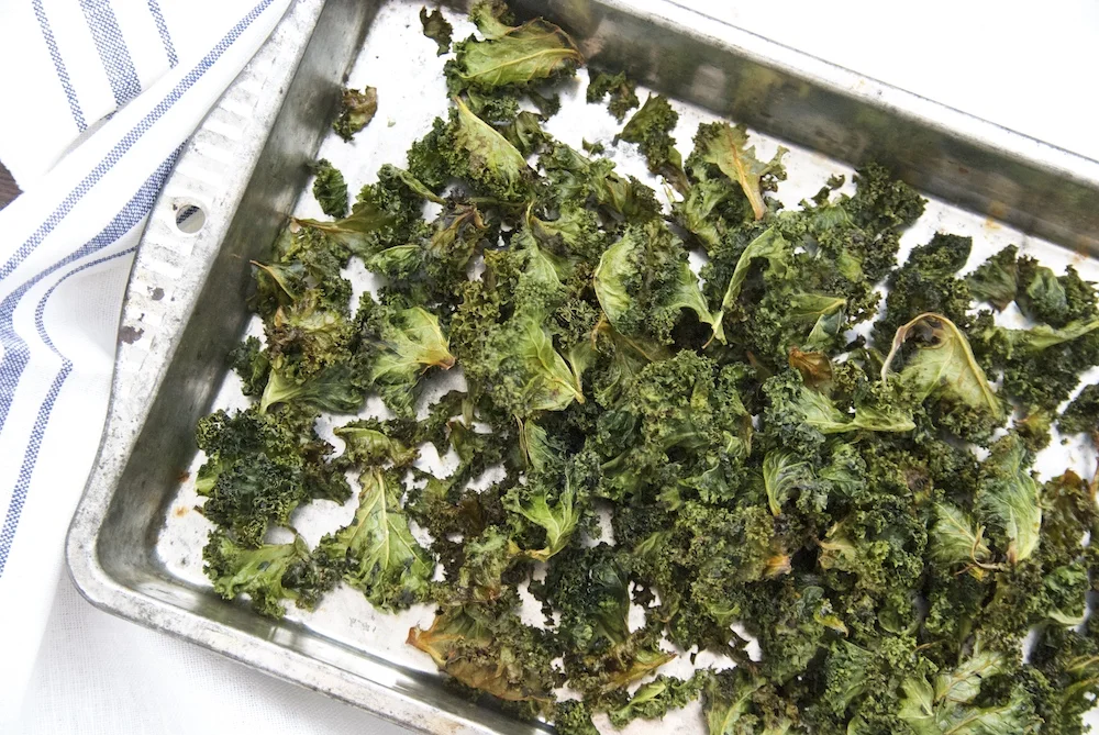 Tahini-lehtikaalisipsit