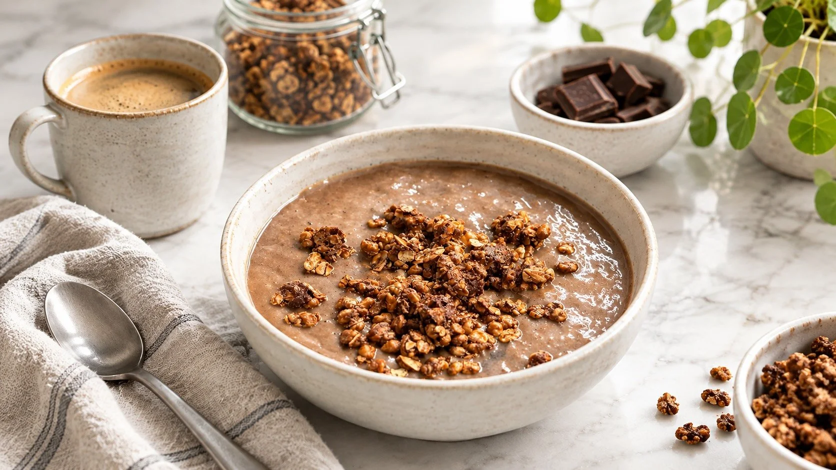 High protein aamupalajogurtti