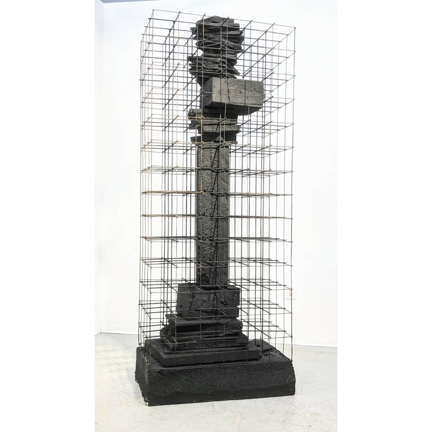 The other one
.
Falsework 2
Steel, foam, tar
H100&quot; W36&quot; D40&quot;
.
.
#art #culturehouse #dmv  #dcarts #washingtonian #gallery #sophiegunnol #tar#sculpture