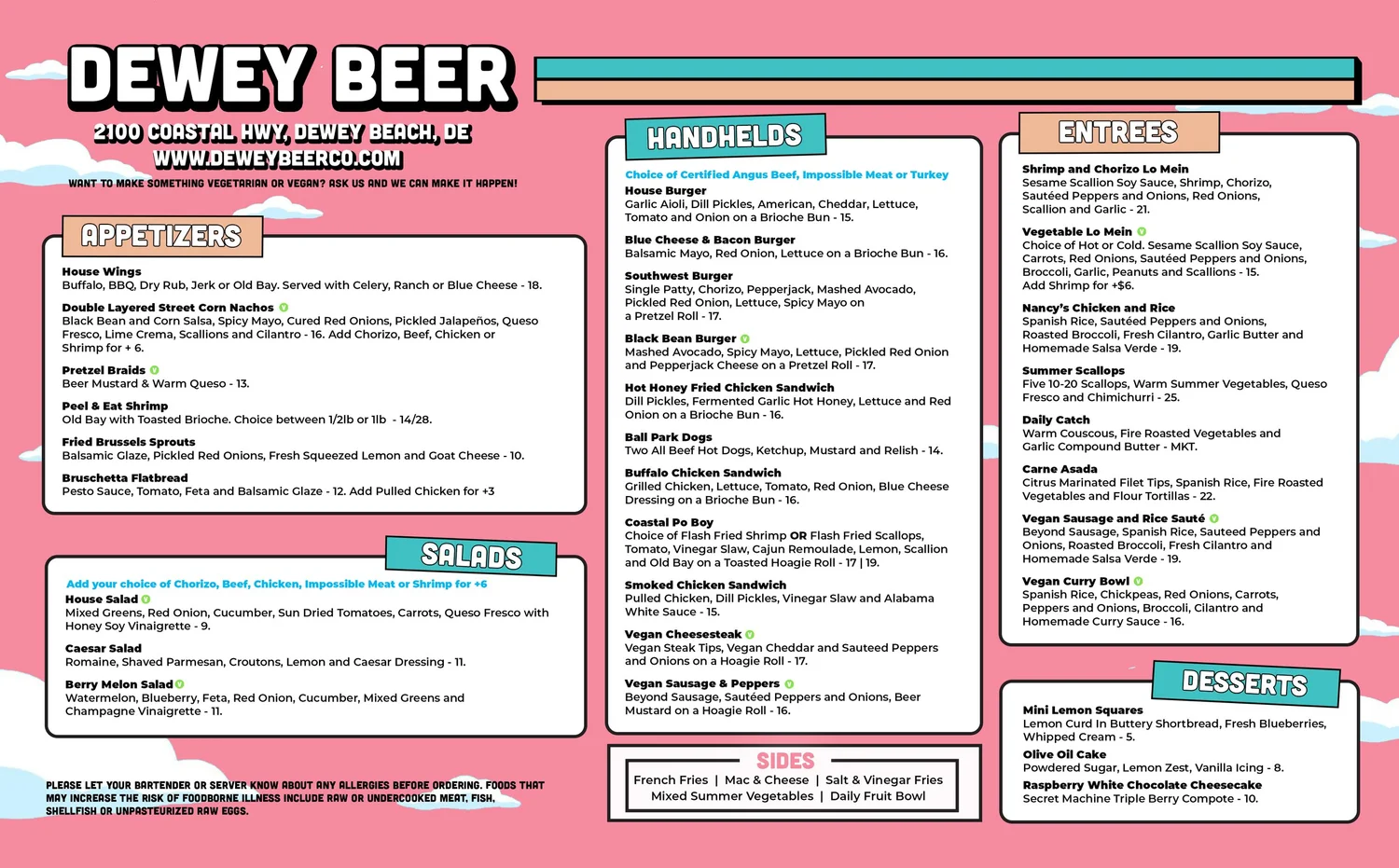 Eat — Dewey Beer Co