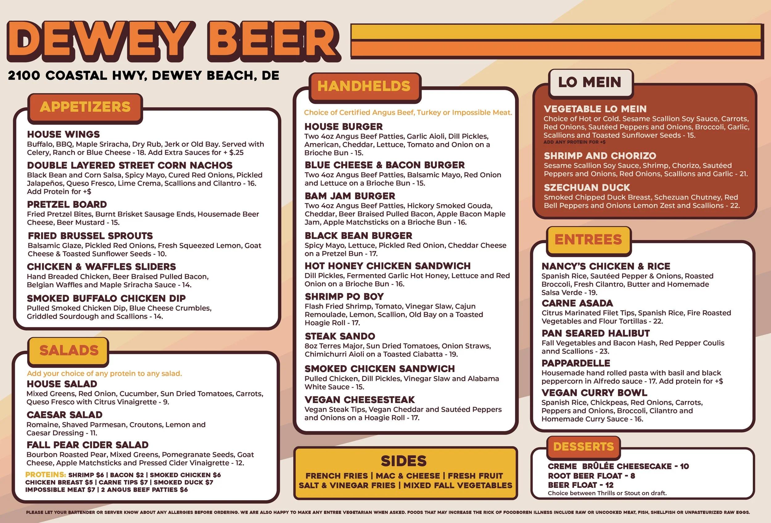 Eat — Dewey Beer Co